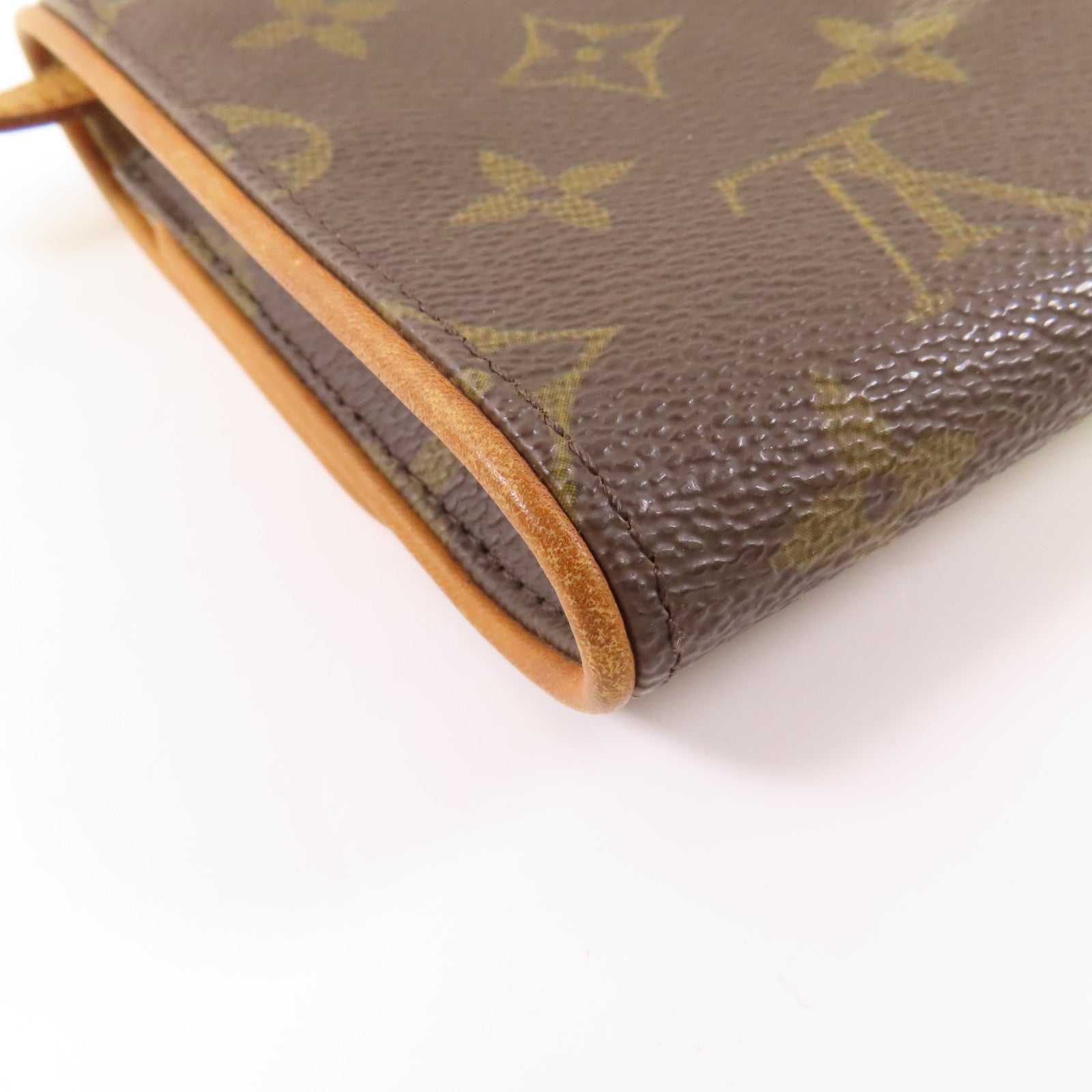 LOUIS VUITTON Monogram Pochette Twin GM金扣肩背袋