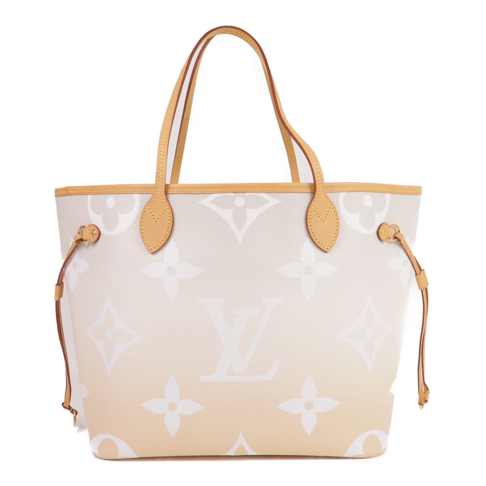 LOUIS VUITTON Monogram Giant By The Pool Neverfull MM金扣肩背袋/手挽袋