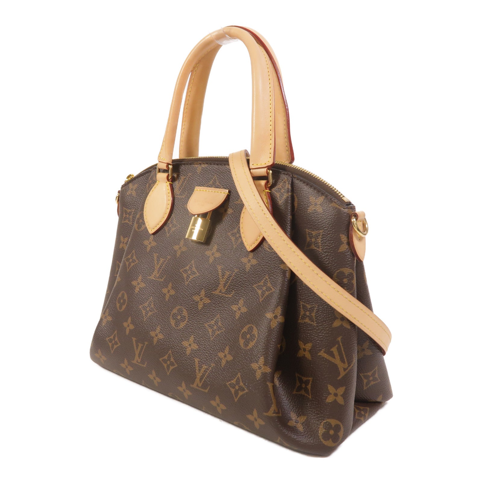 LOUIS VUITTON Monogram Rivoli PM手挽肩背兩用袋