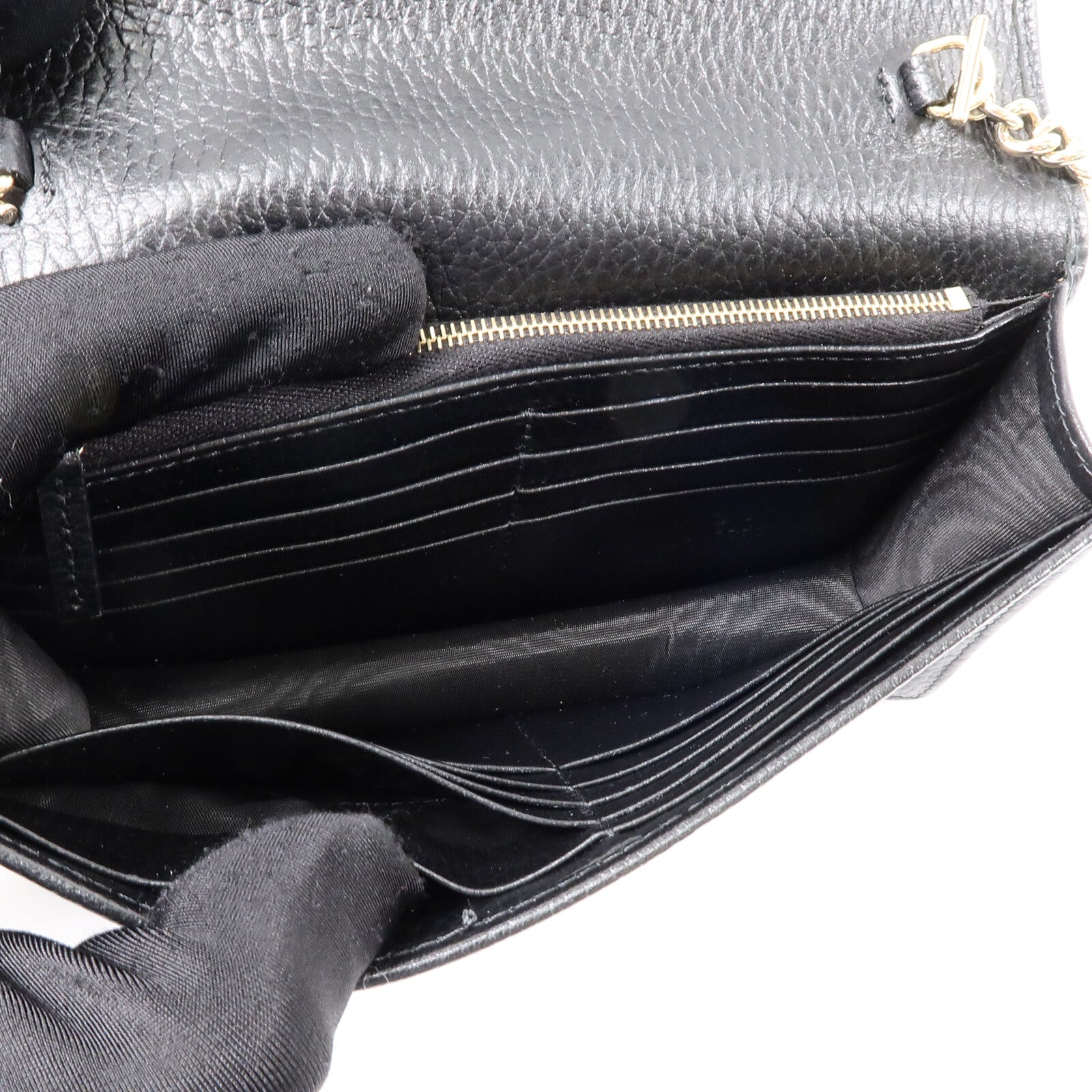 GUCCI 牛皮皮革Chain Shoulder Bag鏈帶肩背袋