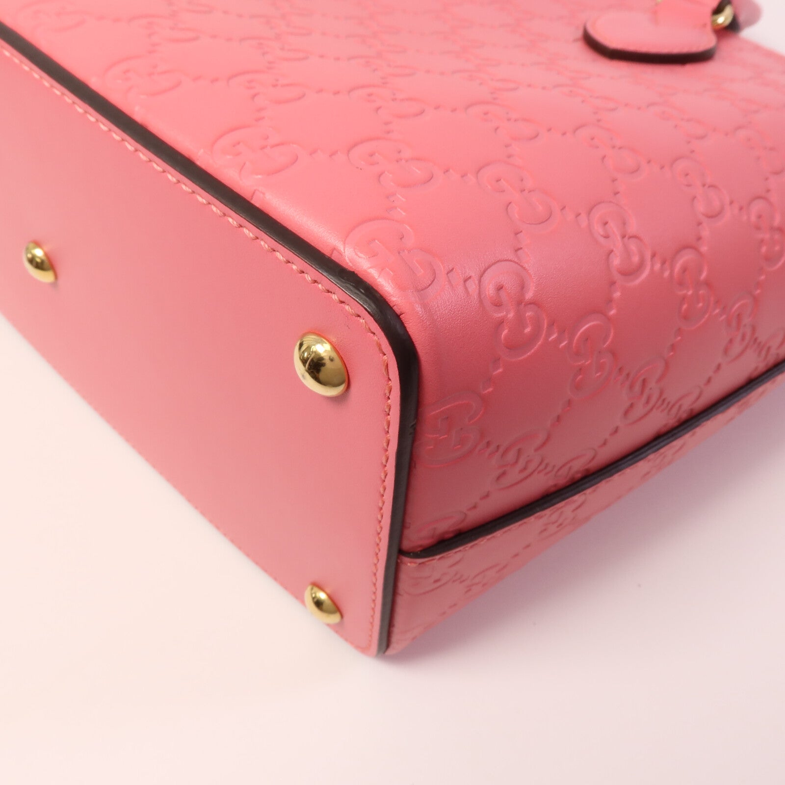 GUCCI 牛皮皮革Guccissima Small Bucket tote手挽肩背兩用袋