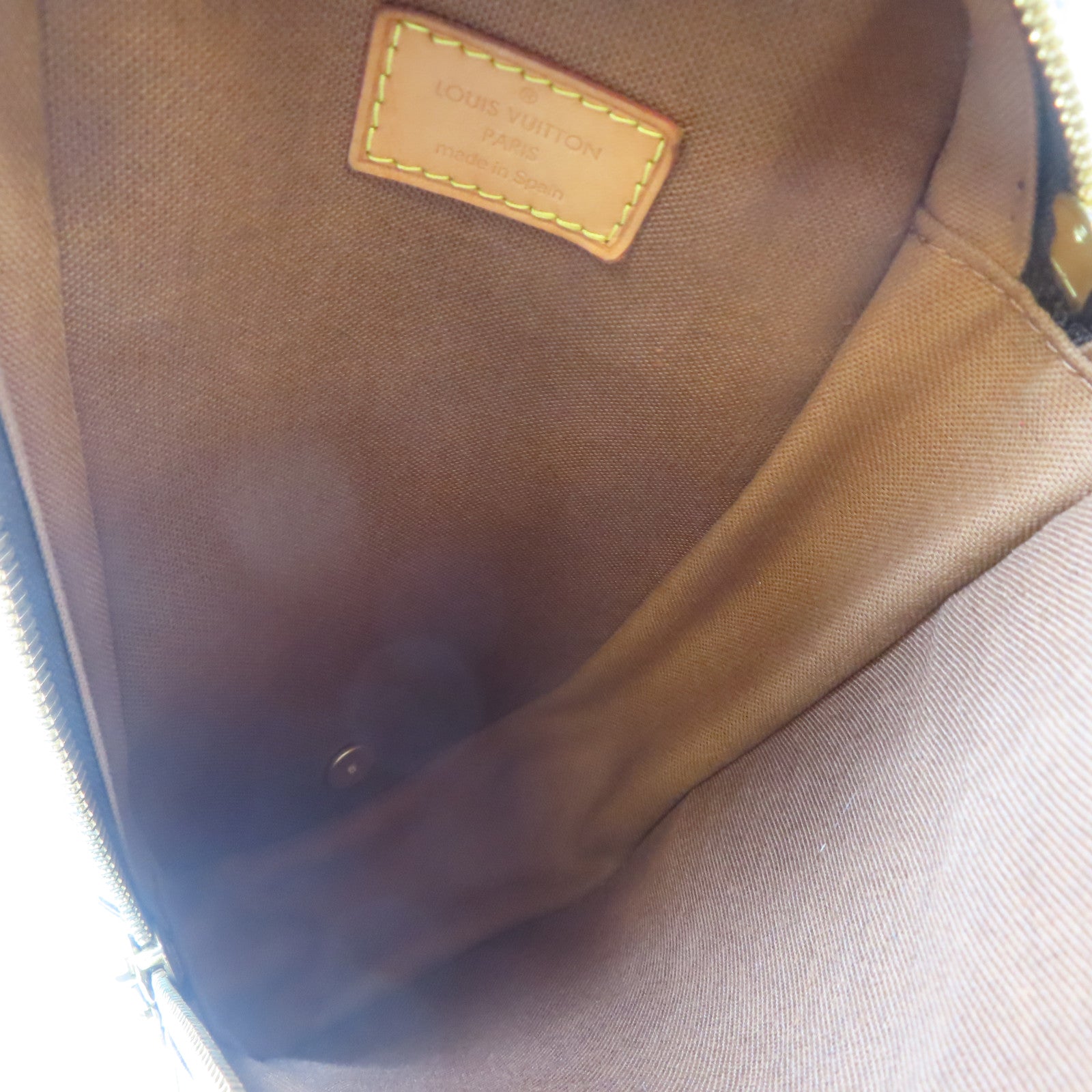LOUIS VUITTON Monogram Pochette Gange金扣肩背袋啡色