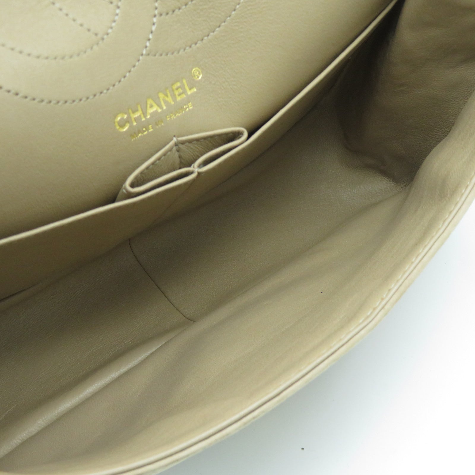 CHANEL 【激減優惠】菱格麂皮皮革2.55 Chain Shoulder Bag金扣鏈帶肩背袋啡色