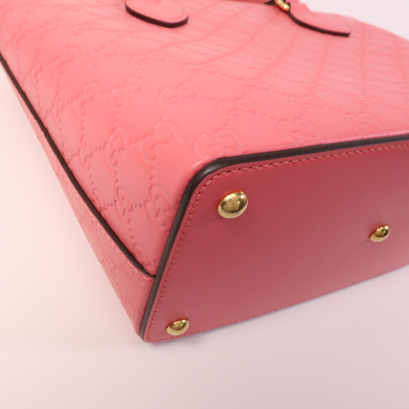 GUCCI 牛皮皮革Guccissima Small Bucket tote手挽肩背兩用袋