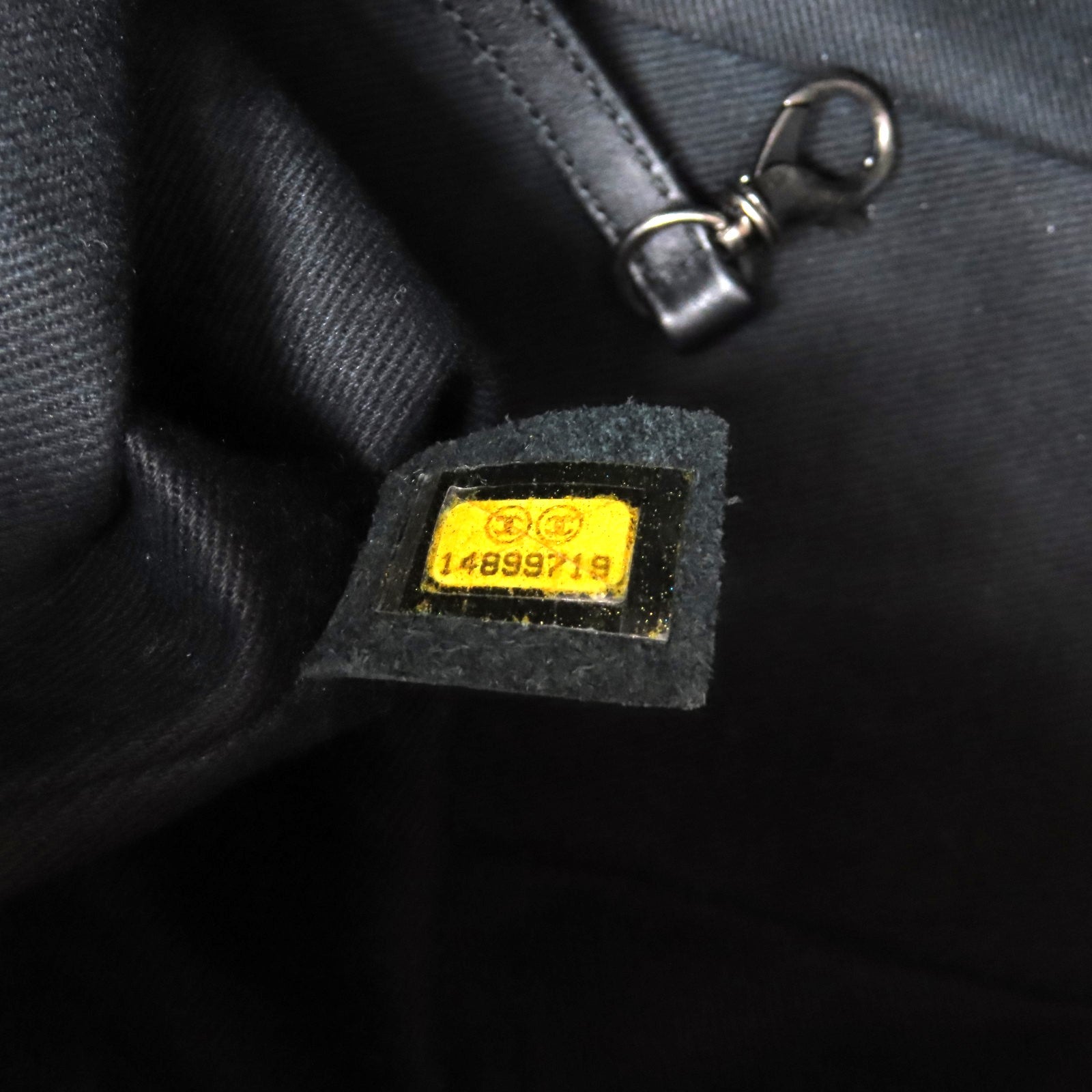 CHANEL 【激減優惠】菱格羊皮皮革Chain Shoulder Bag銀扣鏈帶肩背袋黑色