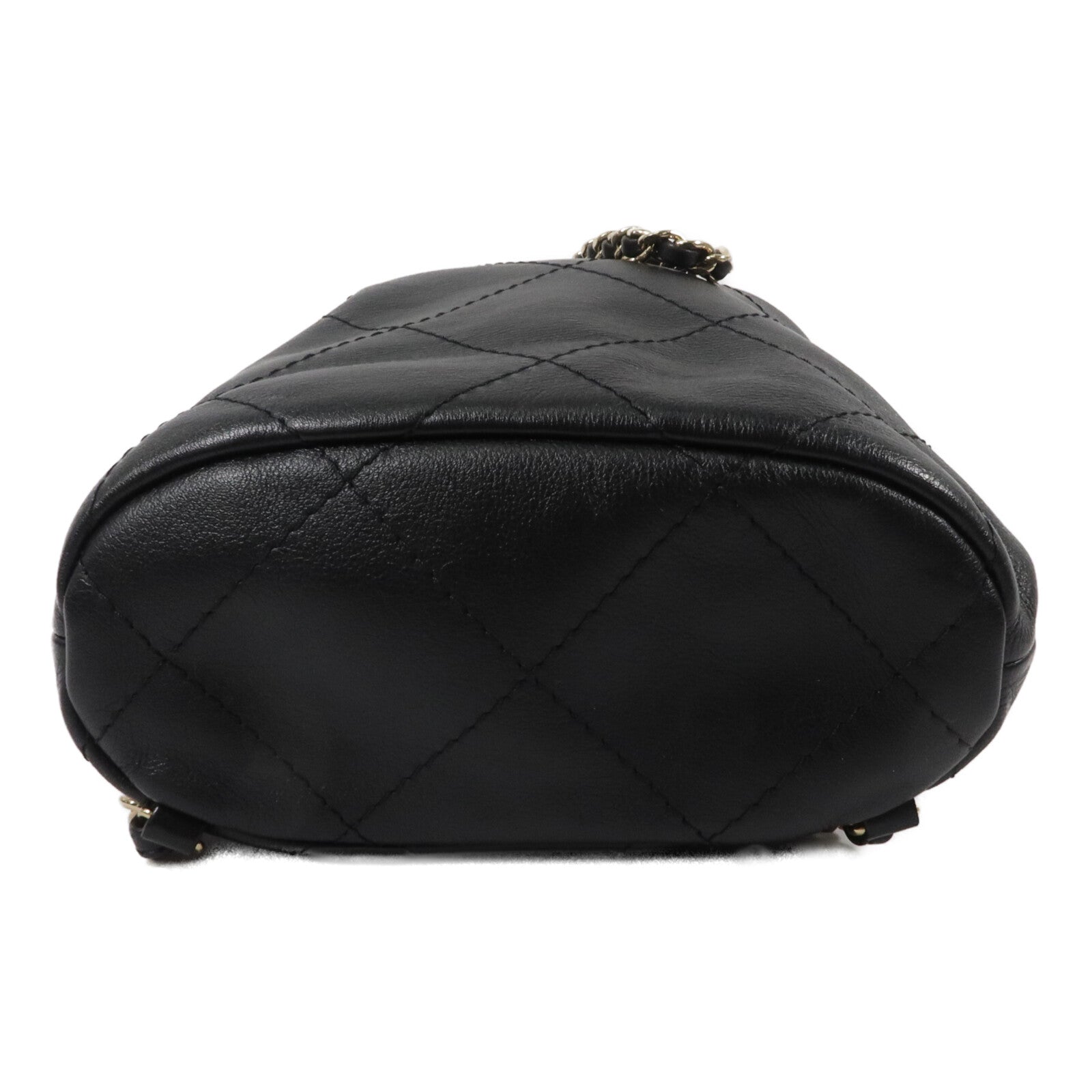 CHANEL 牛皮皮革Bucket Backpack背包