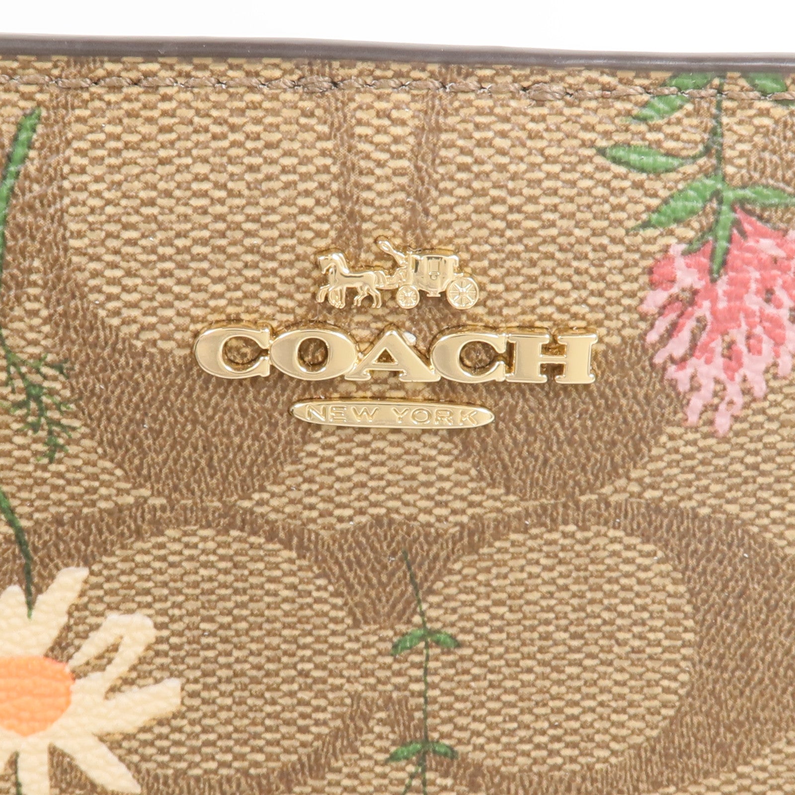 COACH 塗層帆布Wallet錢包