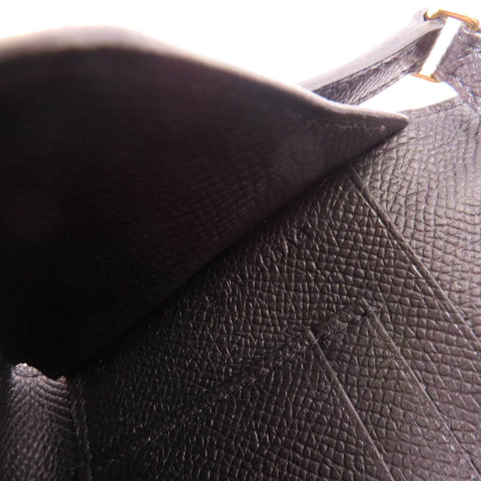 HERMES Epsom皮革Maillon To Go金扣肩背袋Noir