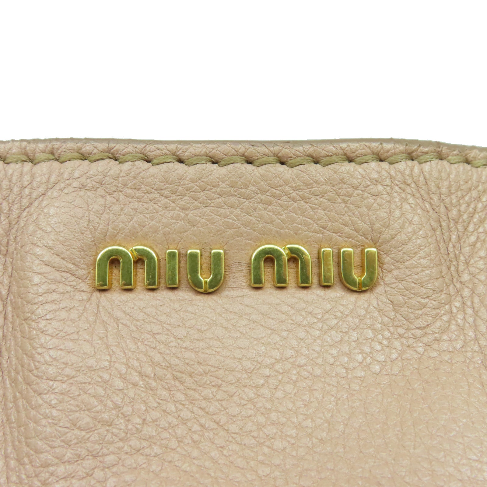 Miu Miu 【清倉大減價】牛皮皮革2 Way Shoulder Bag手挽肩背兩用袋粉紅色