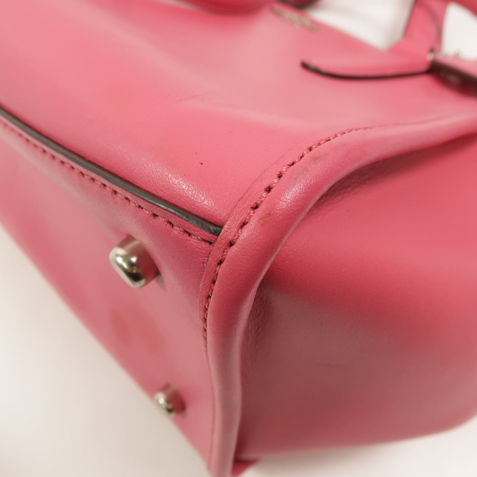 COACH 牛皮皮革2 Way Shoulder手挽肩背兩用袋