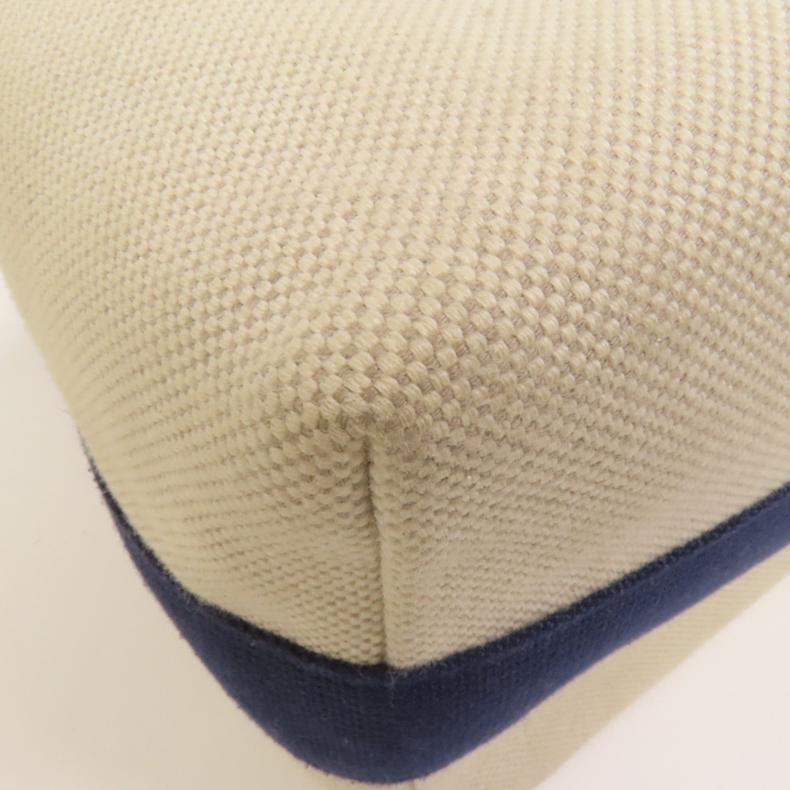 HERMES 帆布Bride A Brac Cabriole GM銀扣手挽袋