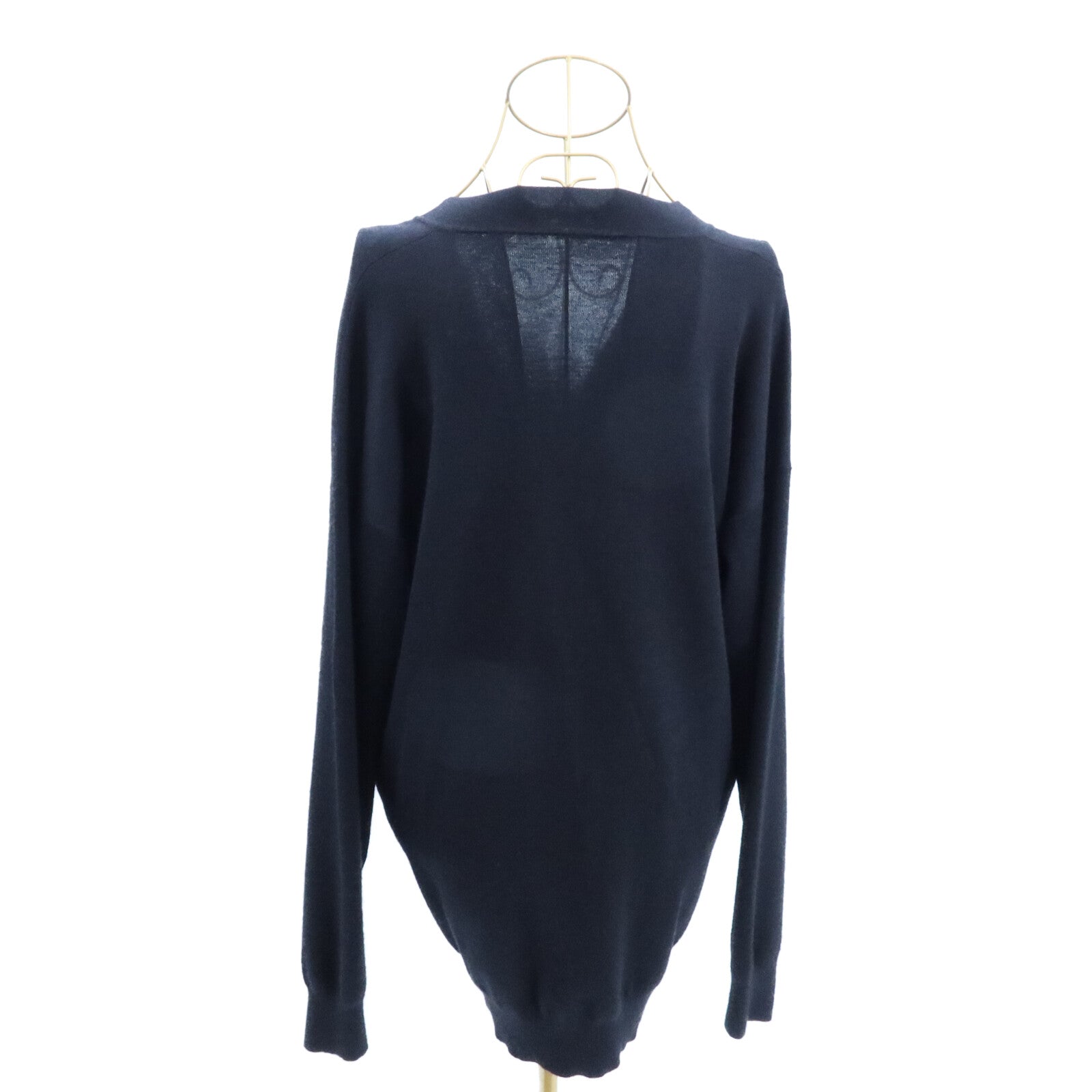 HERMES Cashmere/Silk Ex-Libris Cardigan外套