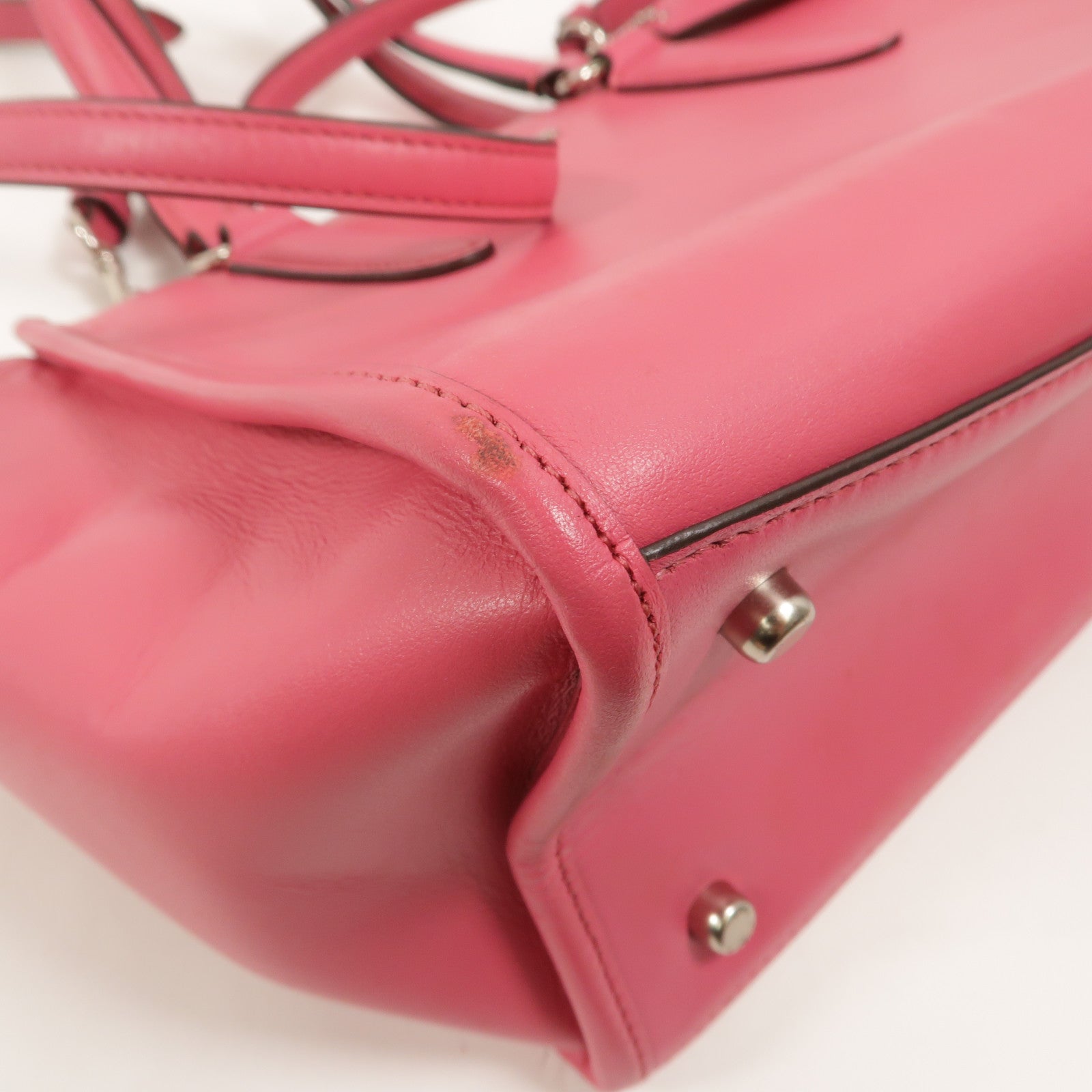 COACH 牛皮皮革2 Way Shoulder手挽肩背兩用袋