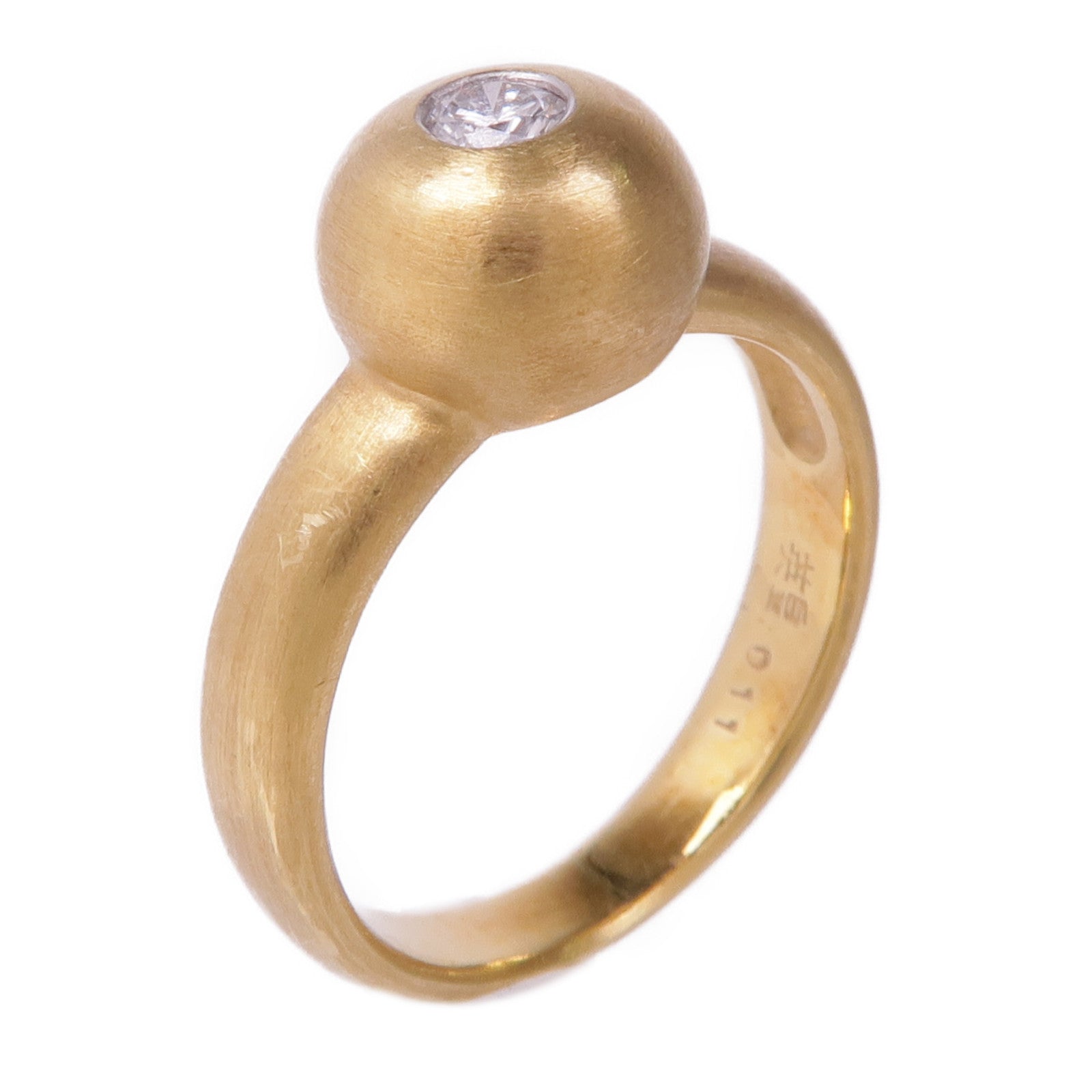 JEWELRY 18K黃金Diamond Ring鑽石戒指US#4.25