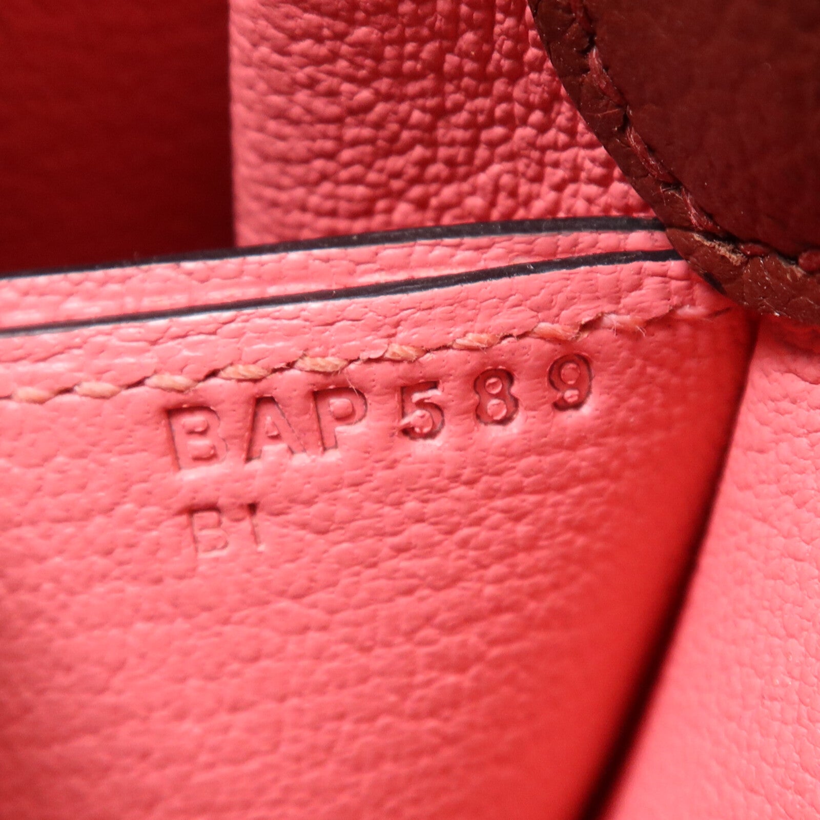 HERMES Evercolor/Chevre皮革Roulis Mini銀扣肩背袋Rouge H