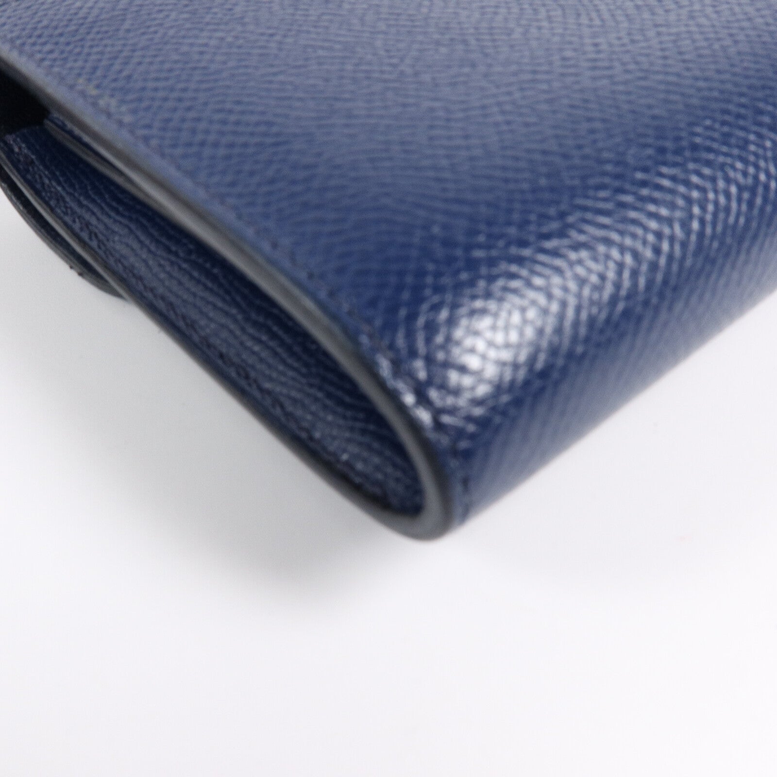 HERMES Epsom皮革Constance Wallet錢包Bleu Saphir