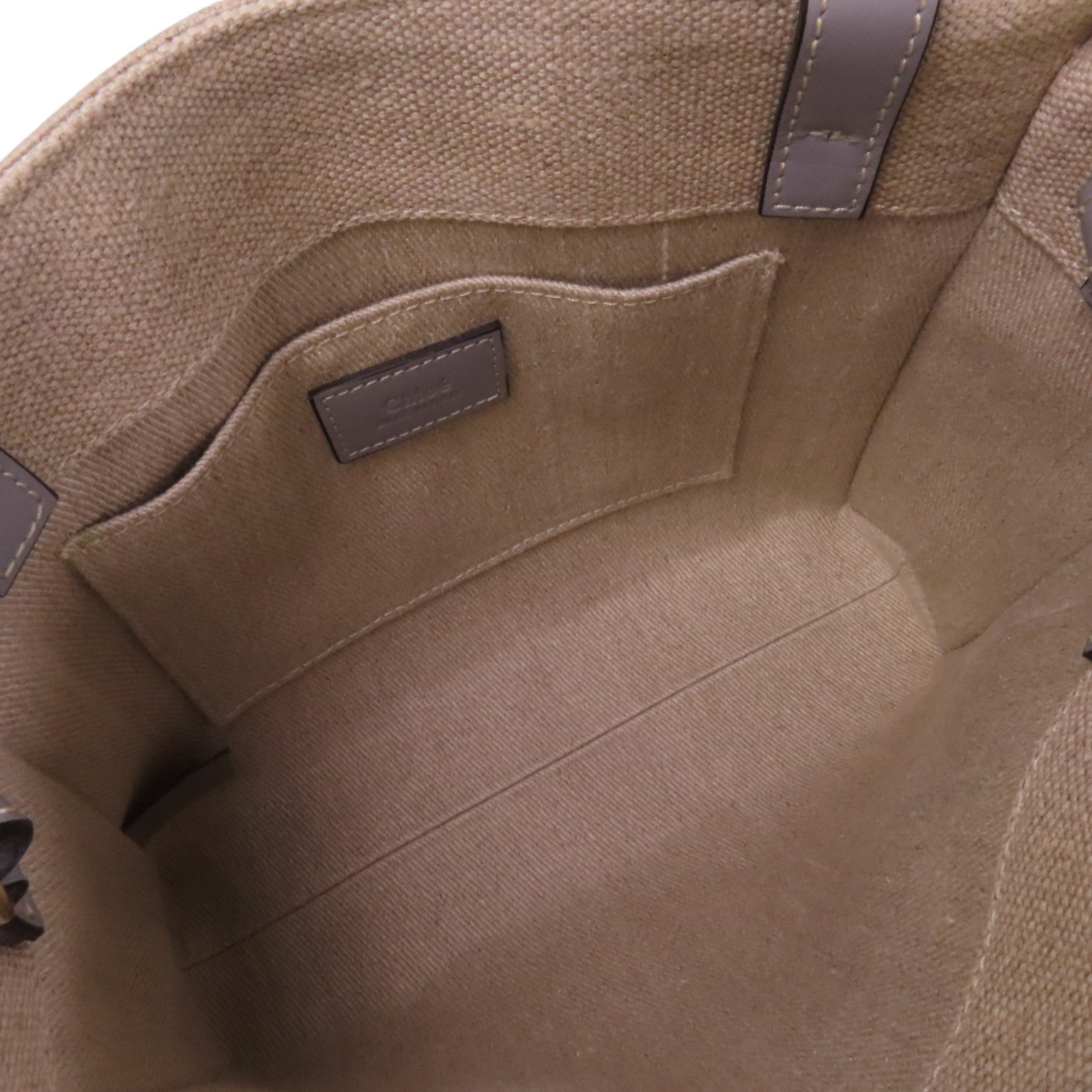 Chloe 帆布Woody Small手挽肩背兩用袋