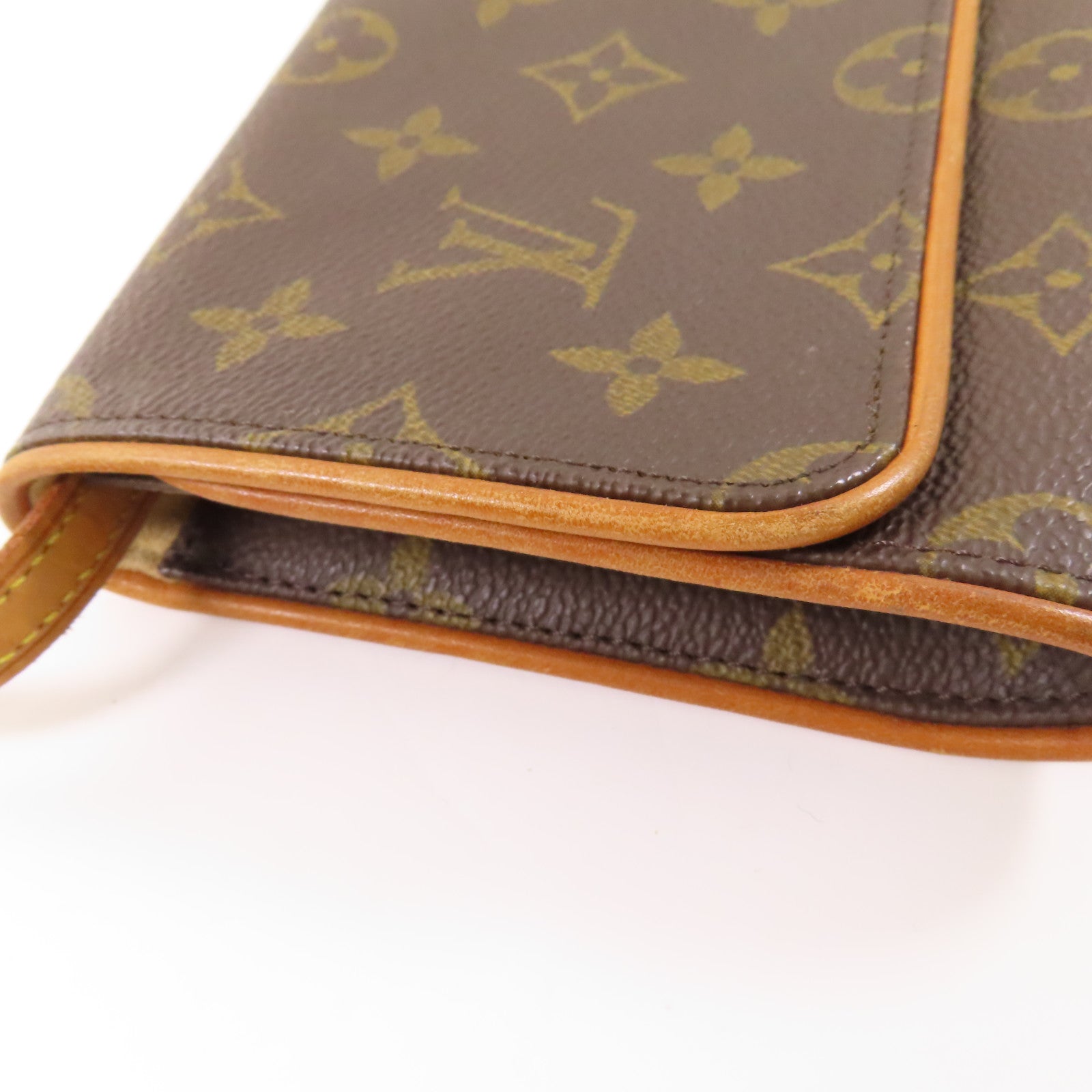 LOUIS VUITTON Monogram Pochette Twin GM金扣肩背袋