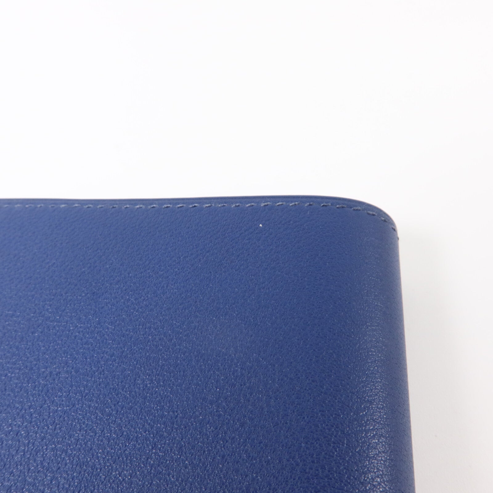 HERMES Evercolor皮革MC2 Copernic Wallet錢包Bleu Nuit