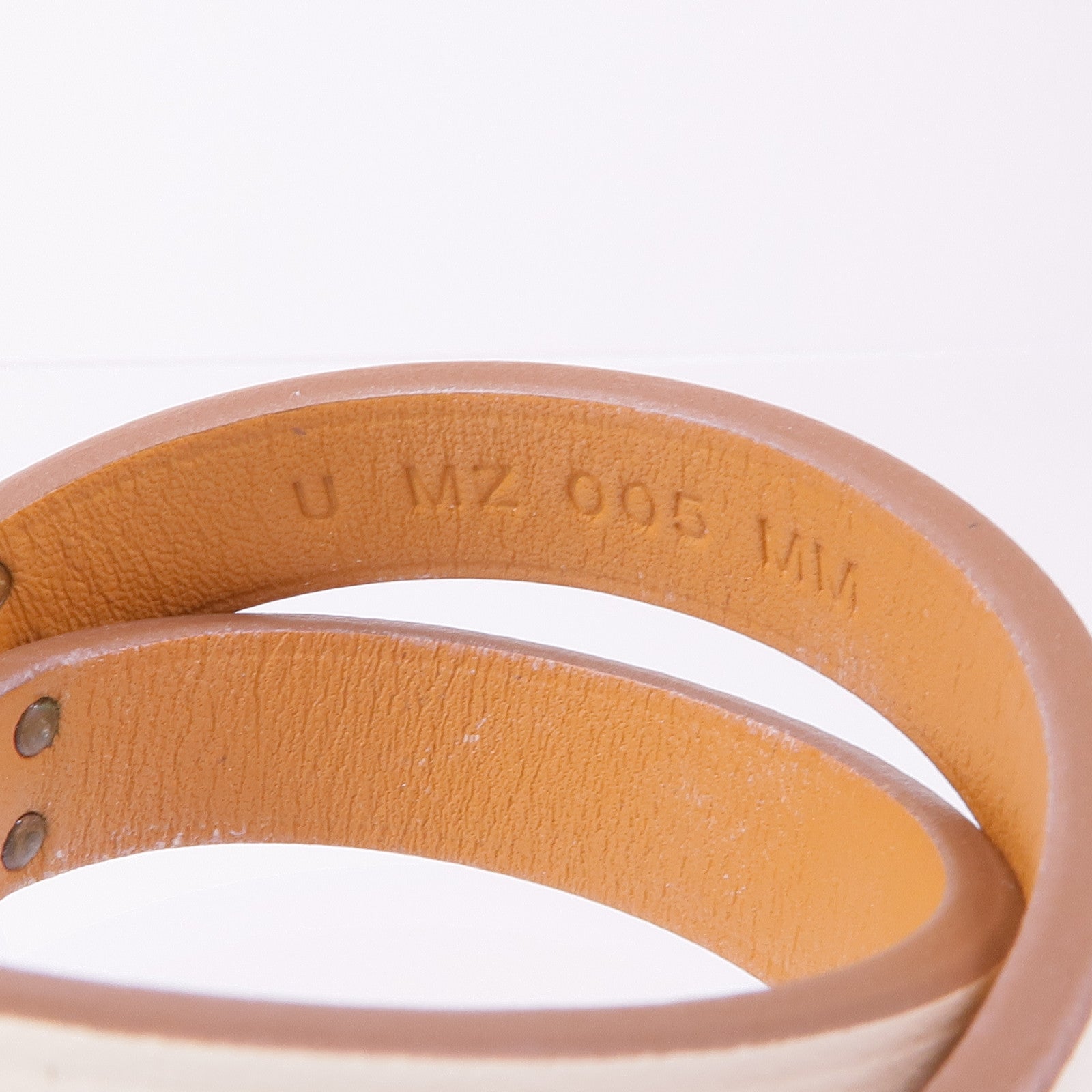 HERMES Swift皮革Kelly Double Tour金扣手鏈Nata