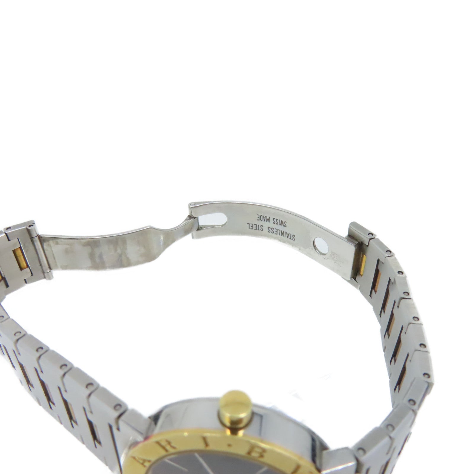 BVLGARI 【激減優惠】Bvlgari Watch 18K黃金/不鏽鋼石英機芯手錶黑色/銀色/金色