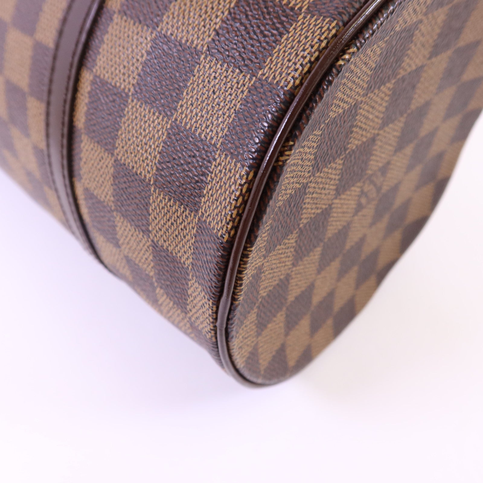 LOUIS VUITTON Damier Papillon GM金扣肩背袋