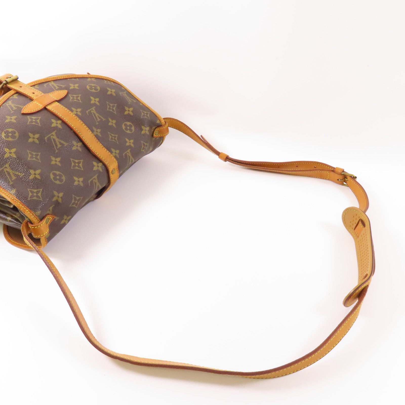 LOUIS VUITTON Monogram Saumur 30金扣肩背袋