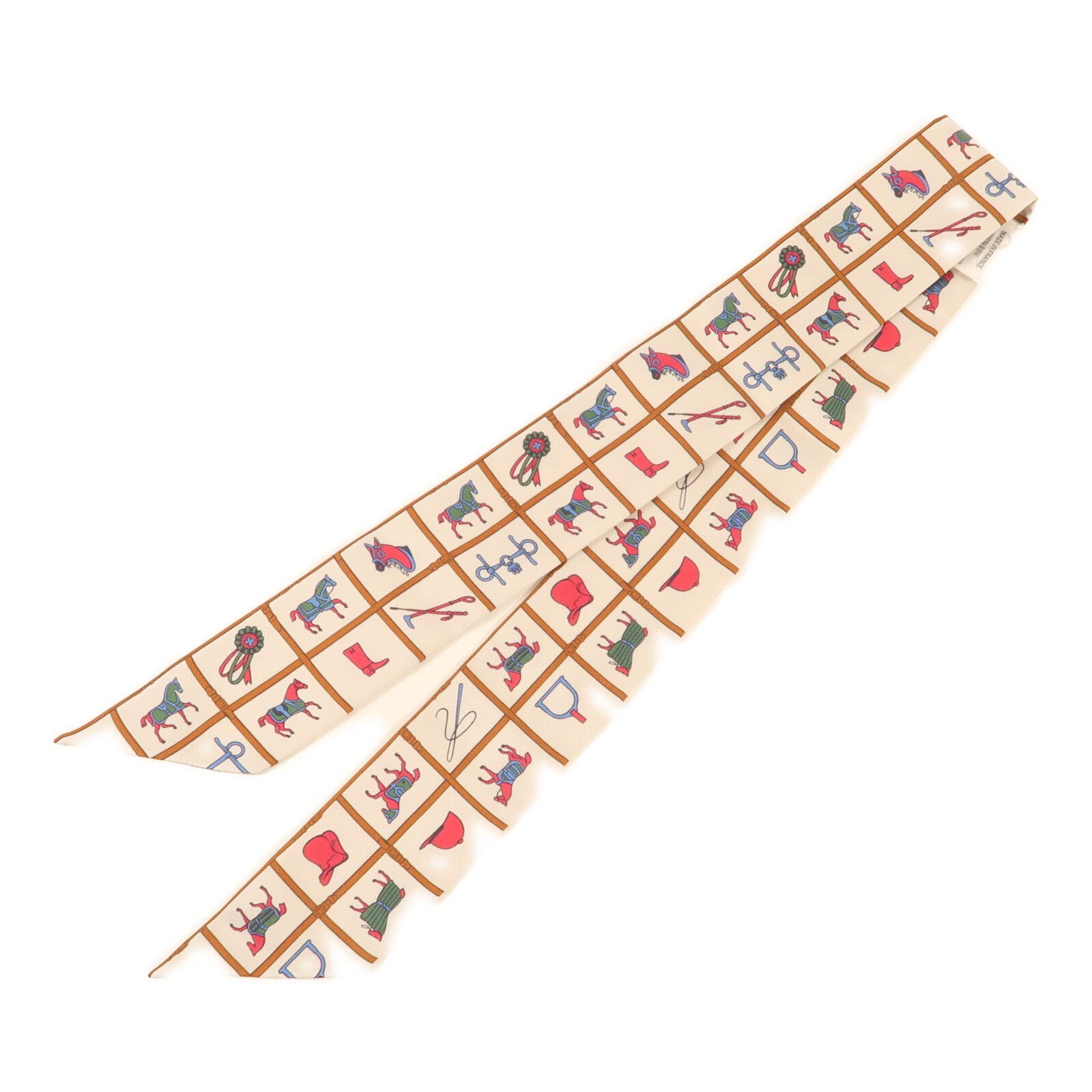 HERMES 絲質Twilly絲巾