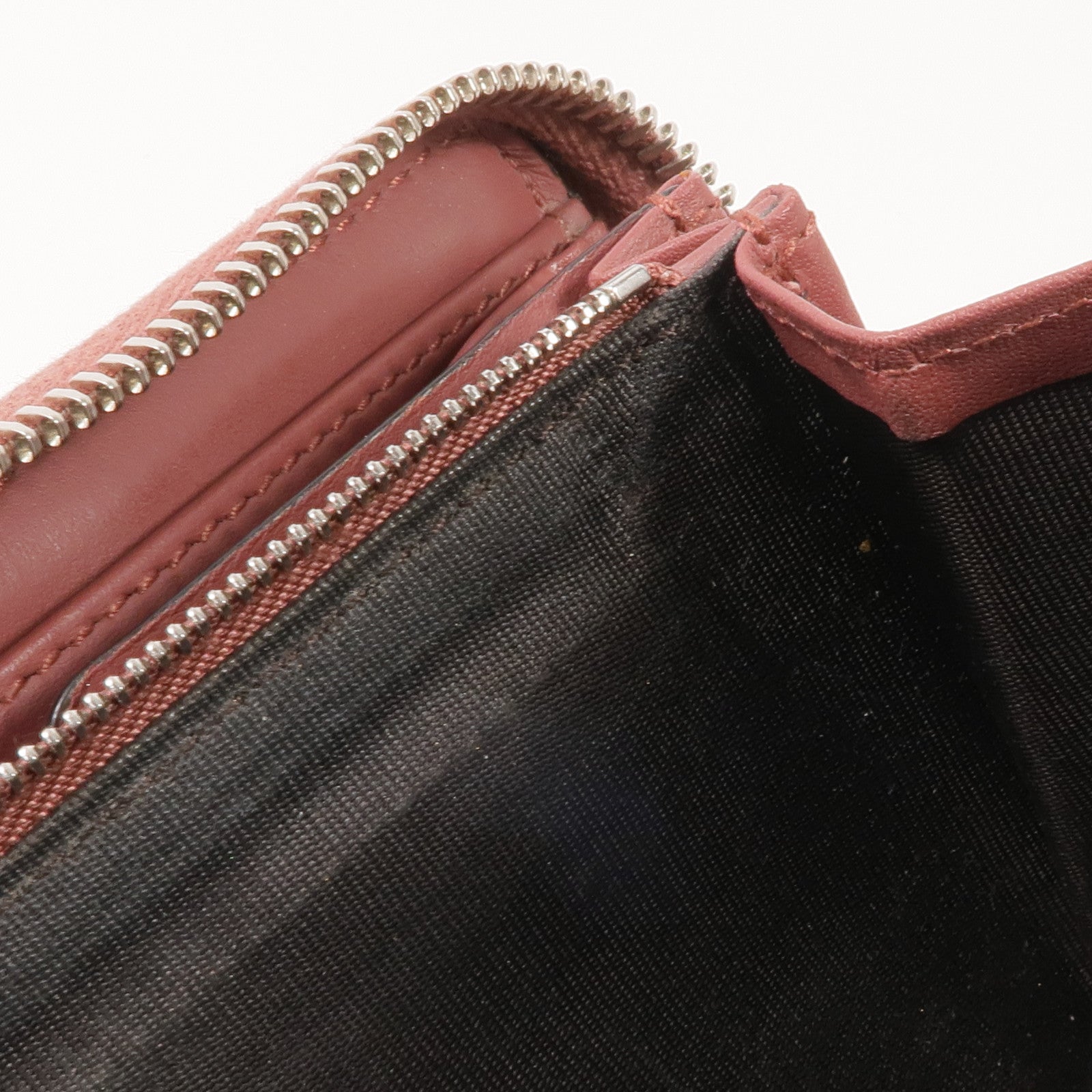 GUCCI 塗層帆布Zipper Long Wallet銀扣長錢包