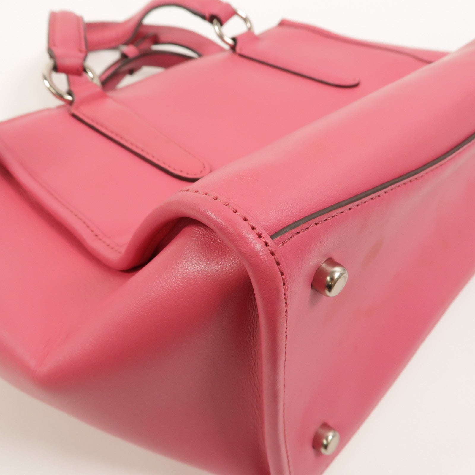 COACH 牛皮皮革2 Way Shoulder手挽肩背兩用袋