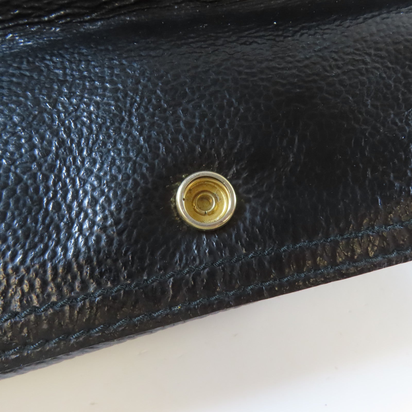 SAINT LAURENT 【激減優惠】牛皮皮革Hand Bag金扣肩背袋黑色