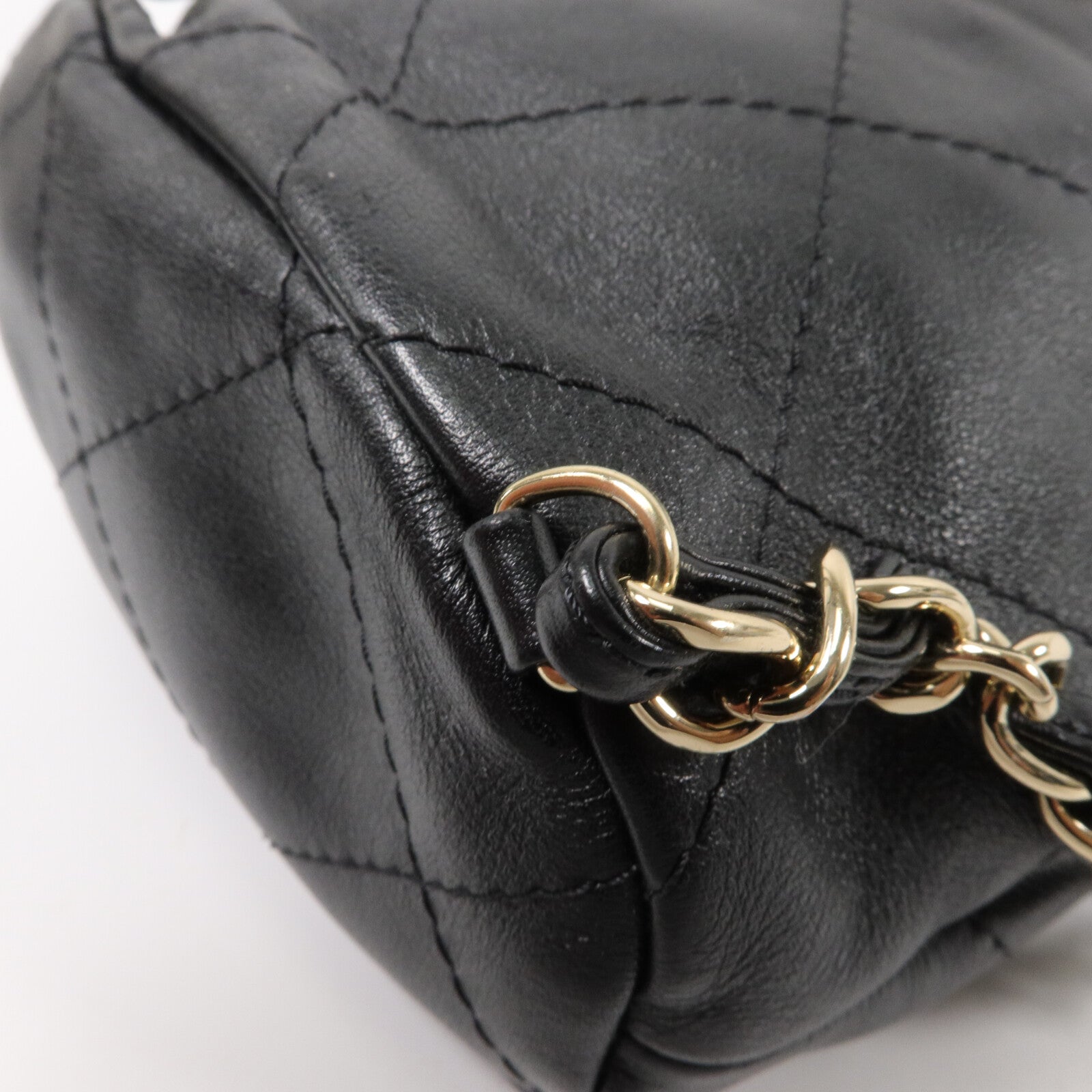 CHANEL 牛皮皮革Bucket Backpack背包