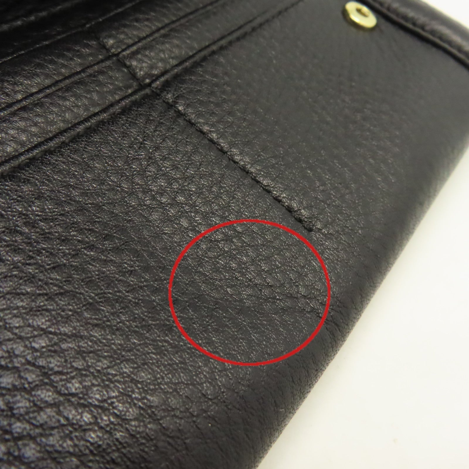 Tory Burch 牛皮皮革Long wallet金扣長錢包黑色