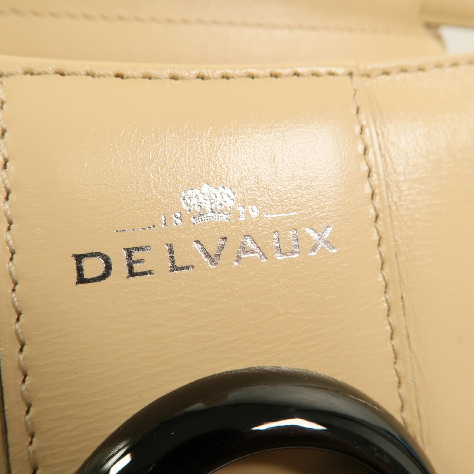 Delvaux 牛皮皮革Brillant Mini手挽肩背兩用袋