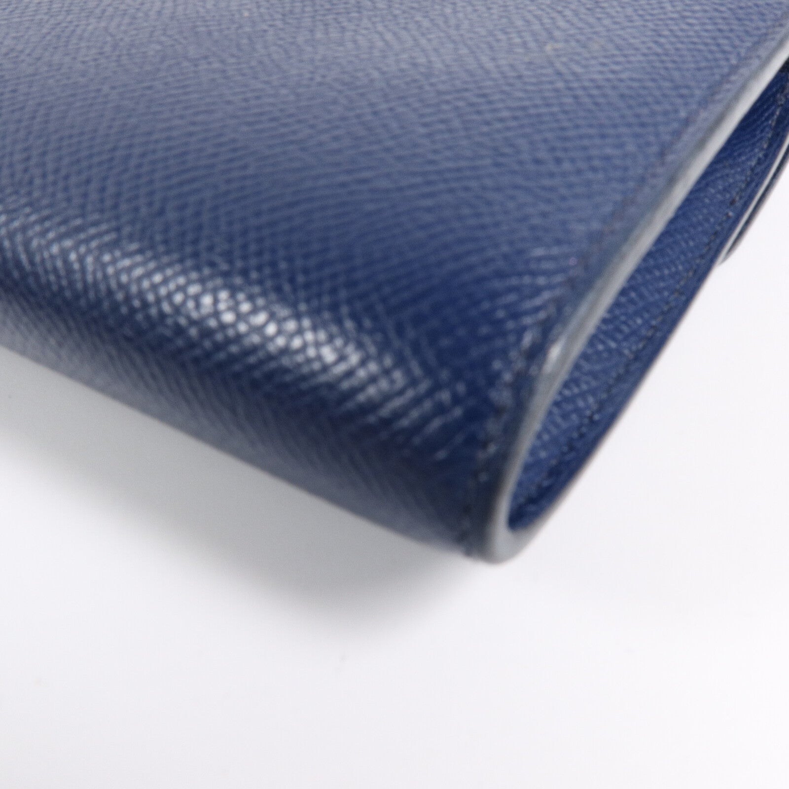 HERMES Epsom皮革Constance Wallet錢包Bleu Saphir