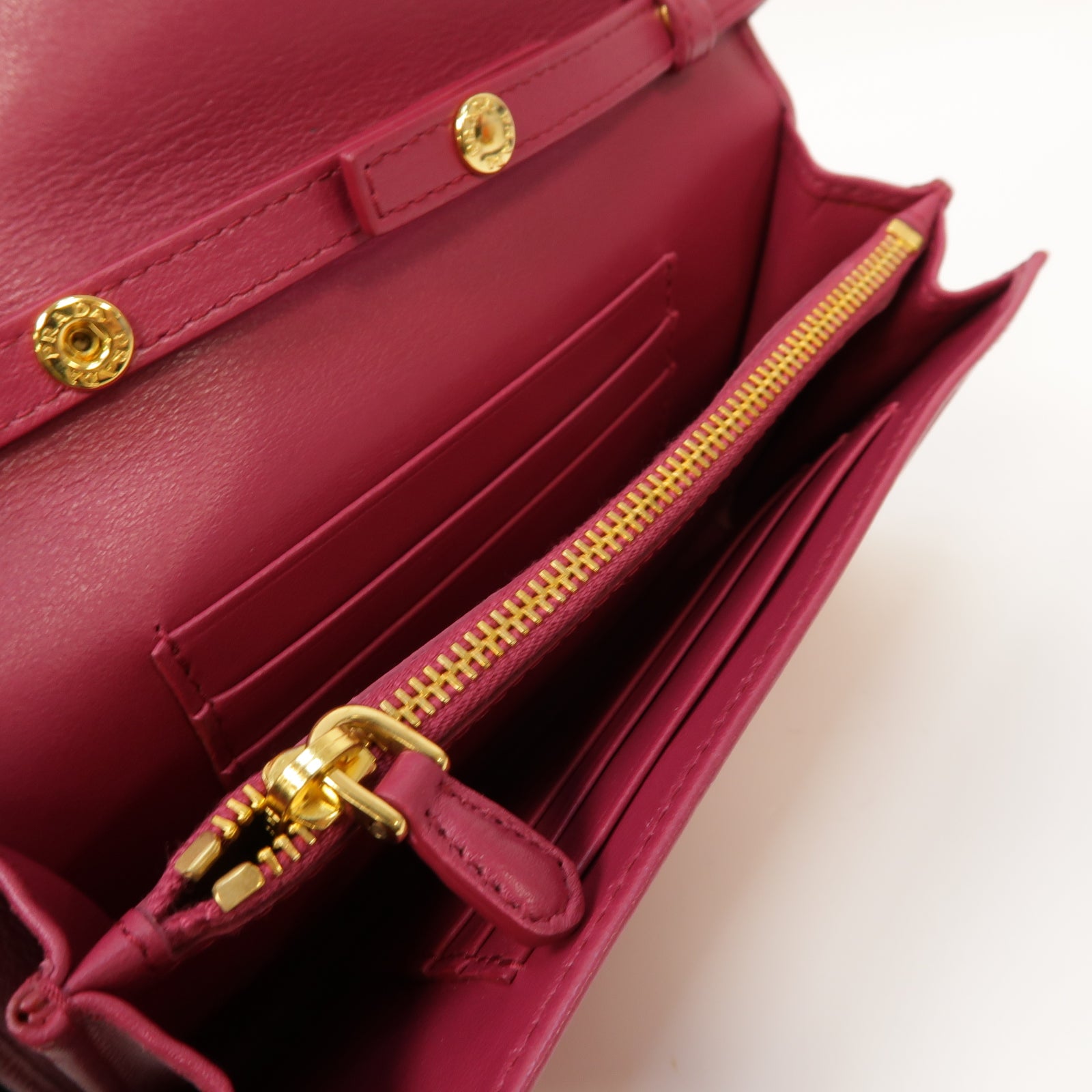 PRADA 【激減優惠】尼龍Shoulder Bag金扣肩背袋粉紅色