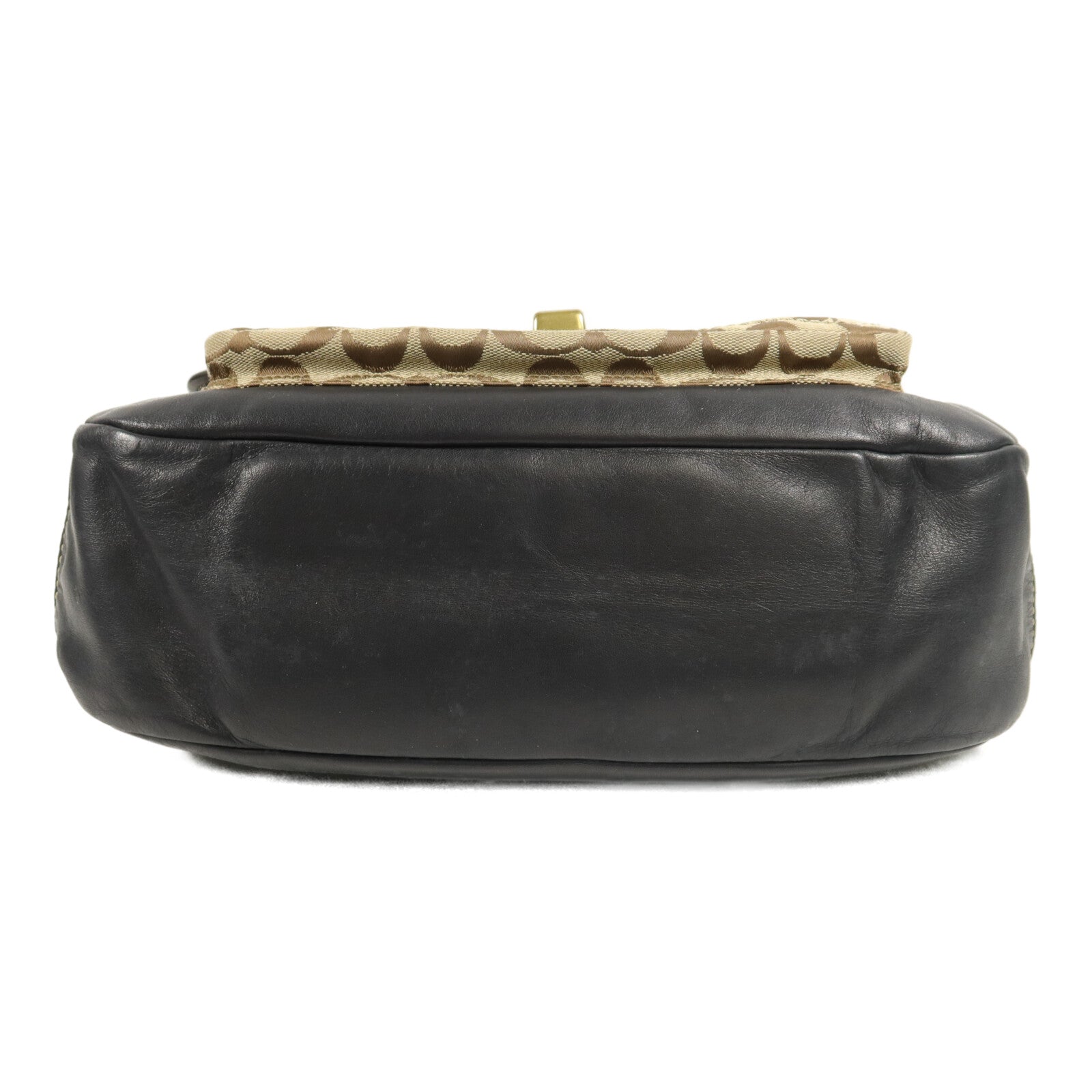 COACH 帆布/牛皮皮革Shoulder Bag肩背袋