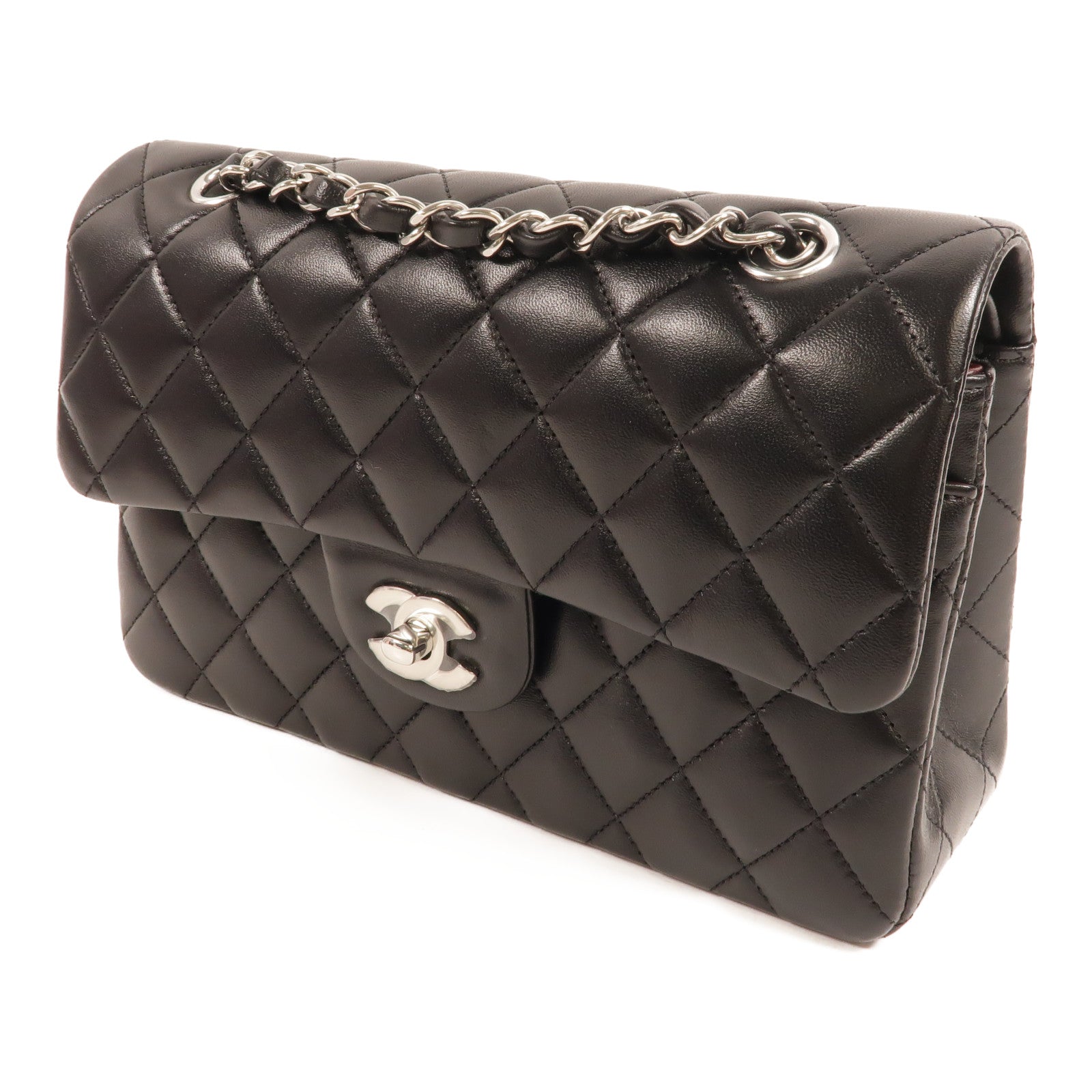 CHANEL 羊皮皮革Classic 23鏈帶肩背袋