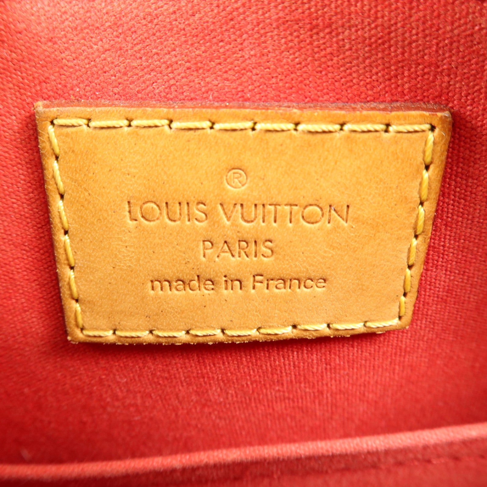 LOUIS VUITTON Monogram Vernis Alma BB金扣手挽肩背兩用袋