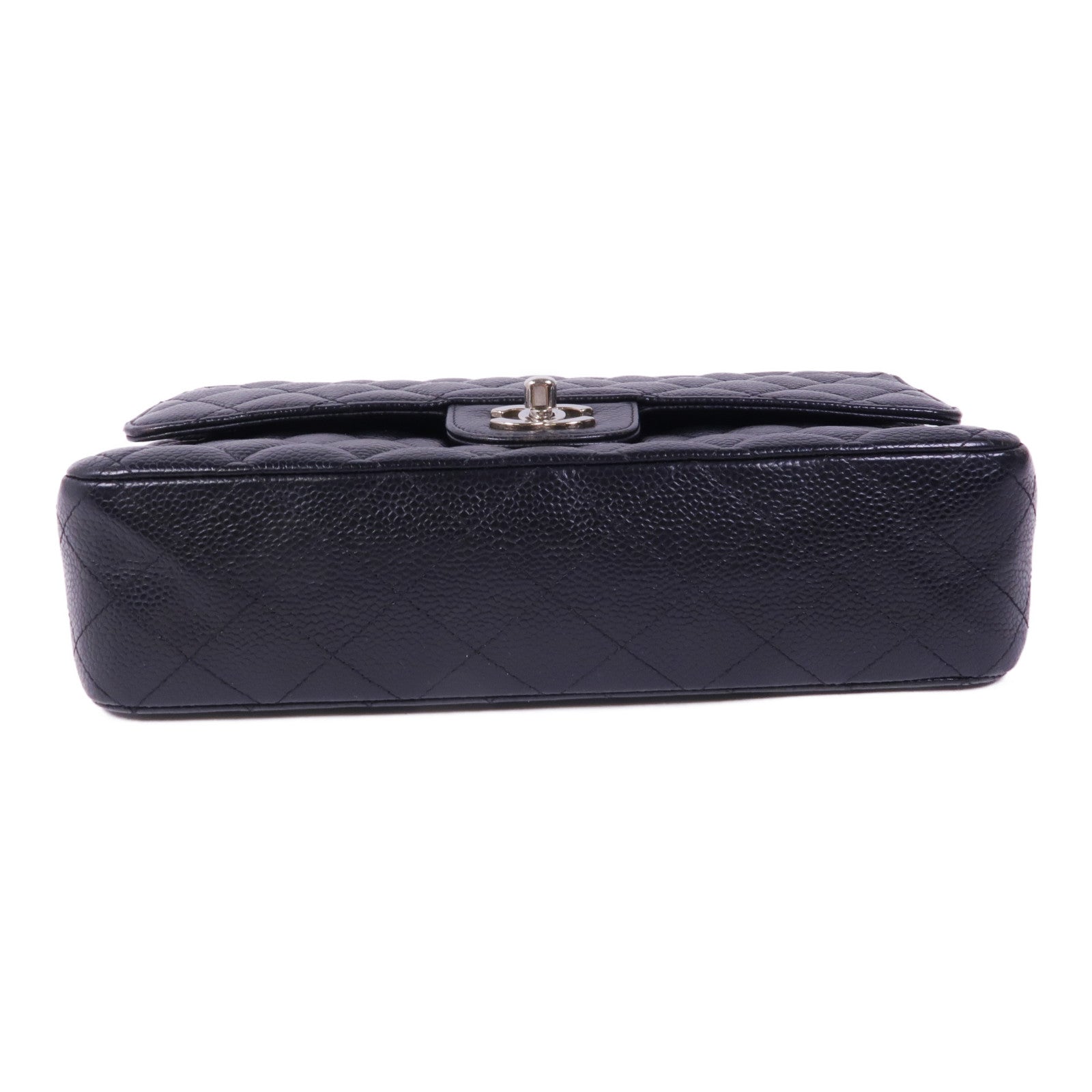 CHANEL 牛皮皮革Classic 25銀扣鏈帶肩背袋