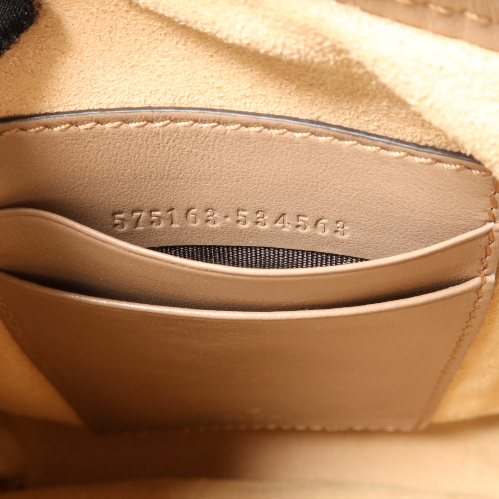GUCCI 牛皮皮革GG Marmont Mini Bucket鏈帶肩背袋