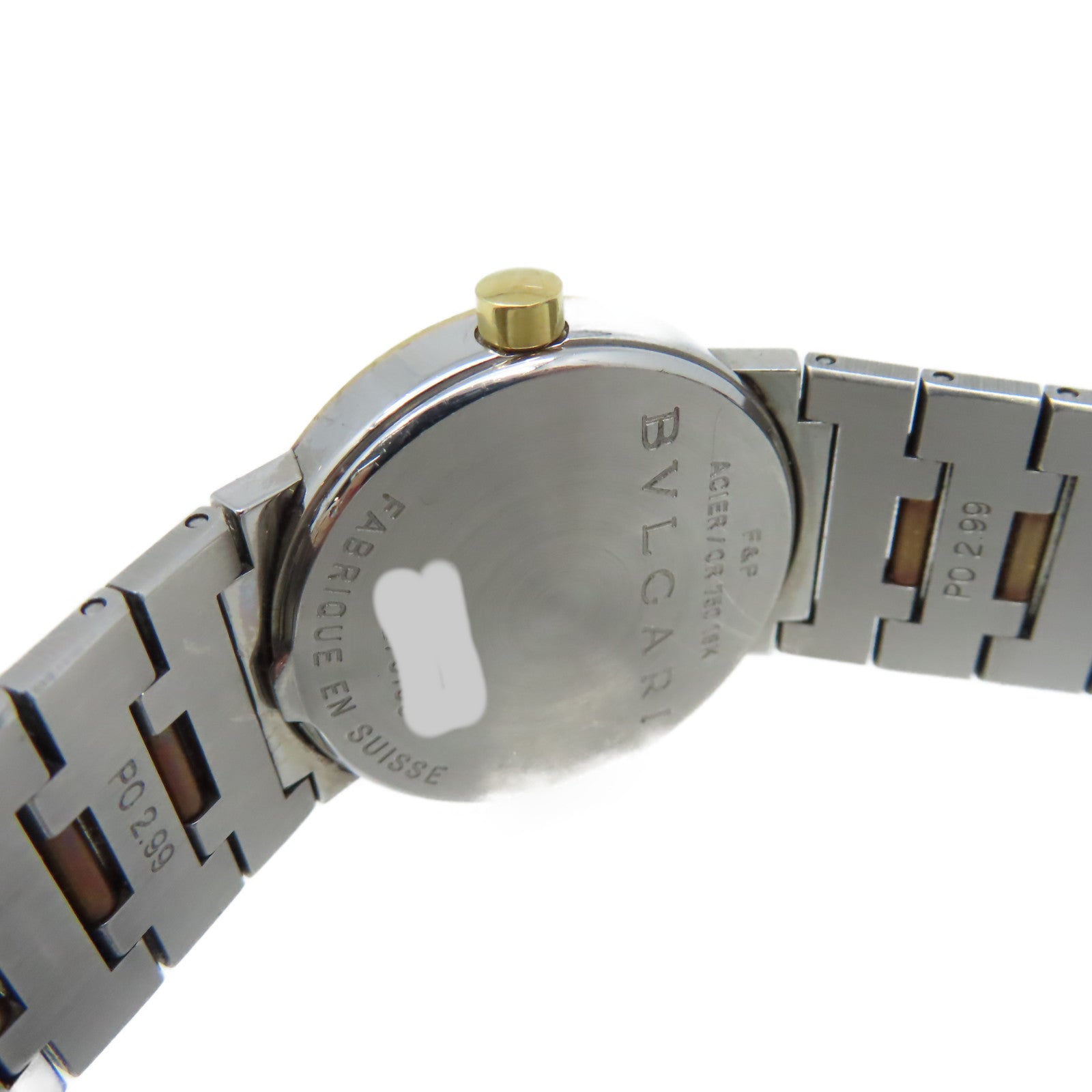 BVLGARI 【激減優惠】Bvlgari Watch 18K黃金/不鏽鋼石英機芯手錶黑色/銀色/金色