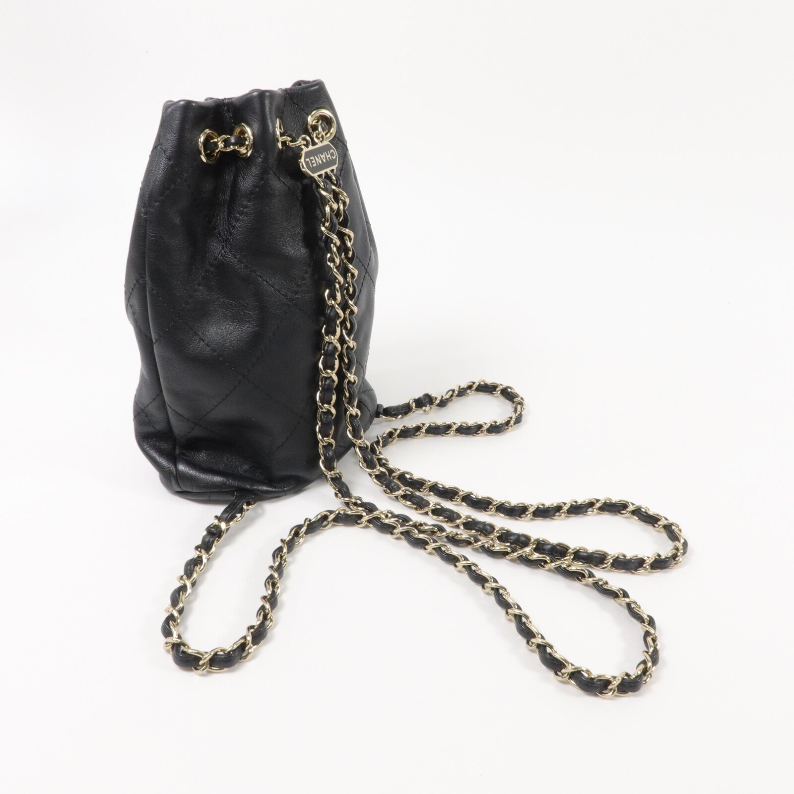 CHANEL 牛皮皮革Bucket Backpack背包