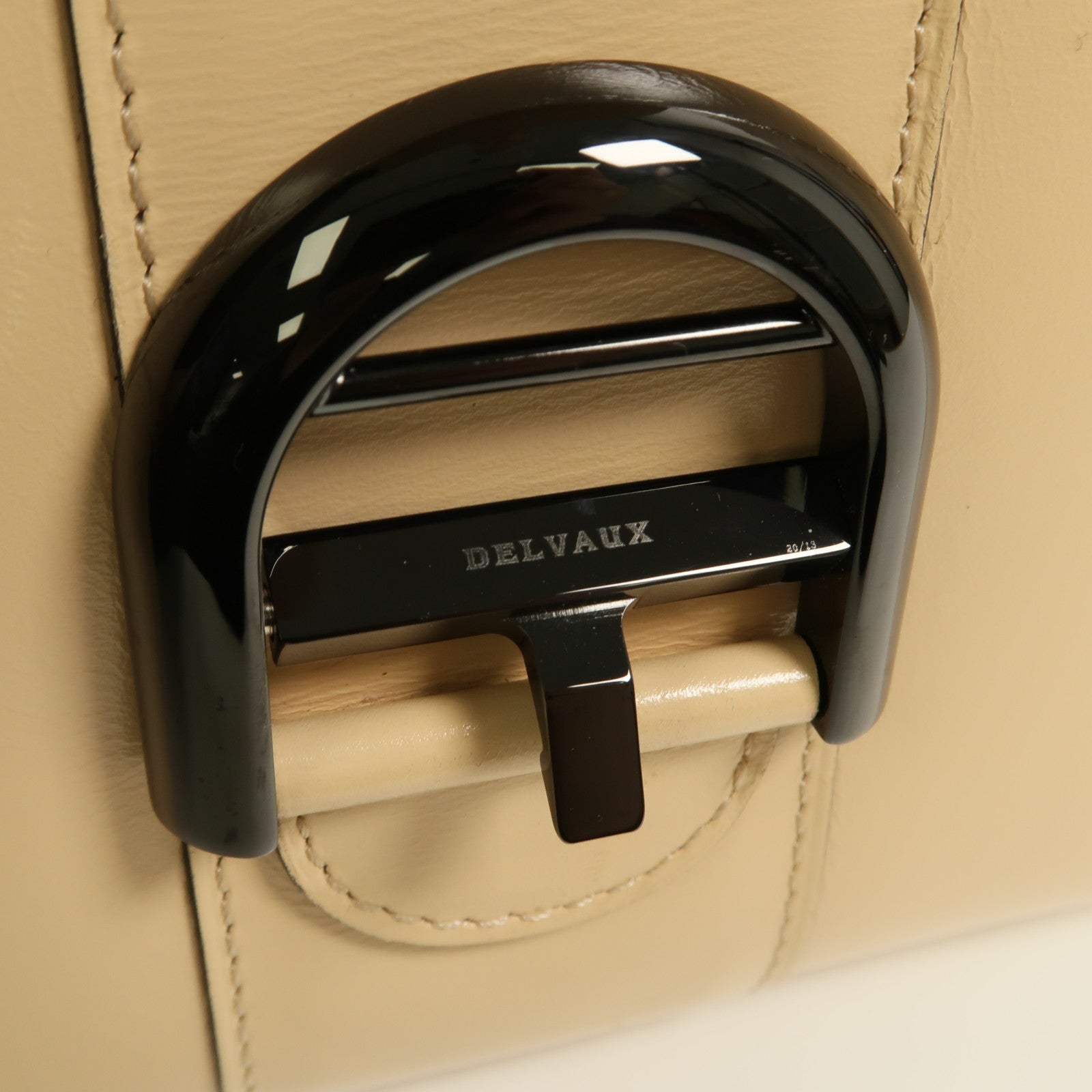 Delvaux 牛皮皮革Brillant Mini手挽肩背兩用袋
