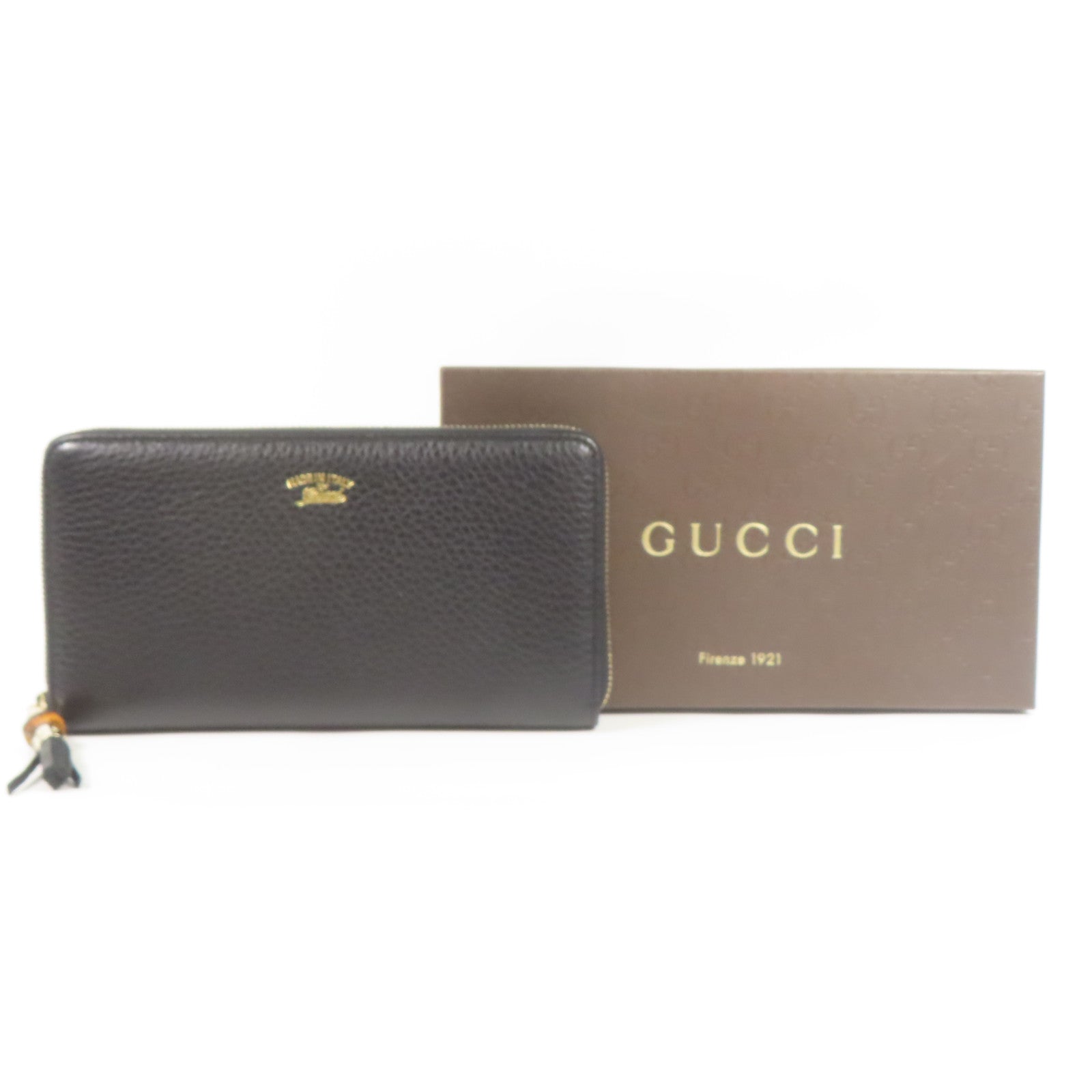 GUCCI 牛皮皮革Wallet金扣錢包