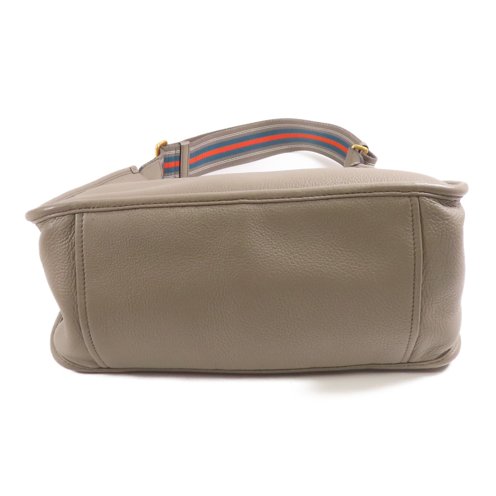 PRADA 牛皮皮革Shoulder Bag銀扣肩背袋
