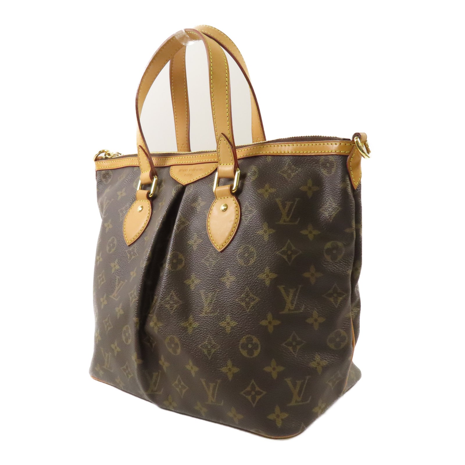 LOUIS VUITTON Monogram Palermo PM金扣手挽肩背兩用袋