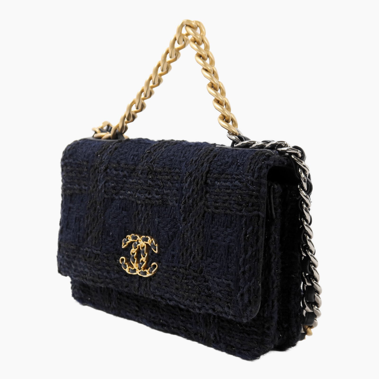 CHANEL Tweed Wallet On Chain手挽肩背兩用袋