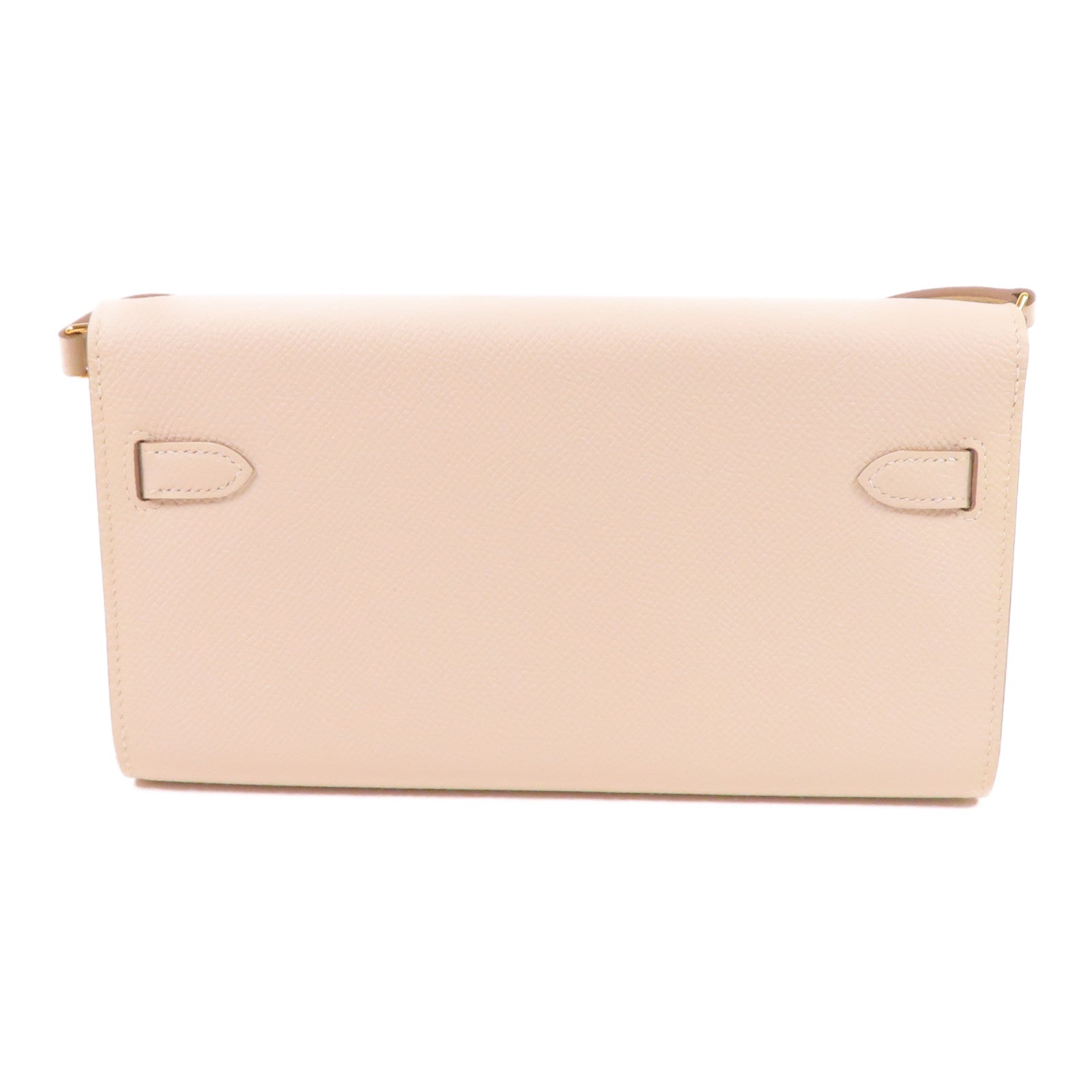 HERMES Epsom皮革Kelly To Go金扣肩背袋Craie
