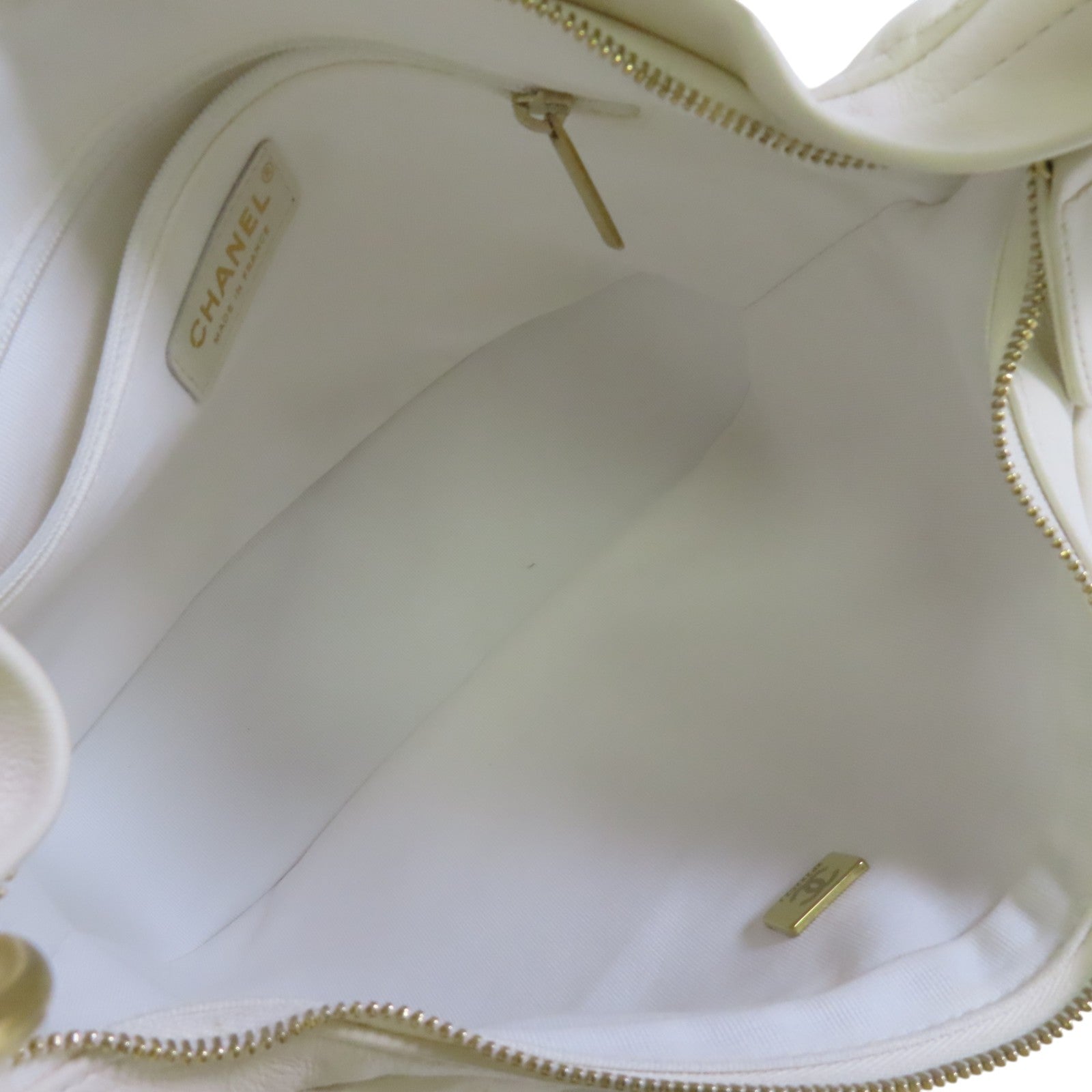 CHANEL 牛皮皮革Chain Shoulder Bag金扣鏈帶肩背袋